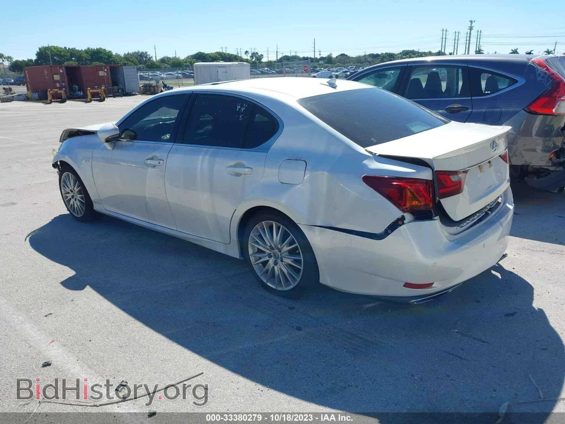 2013 LEXUS GS 350 - VIN: JTHBE1BL5D5015656 - Фото 3