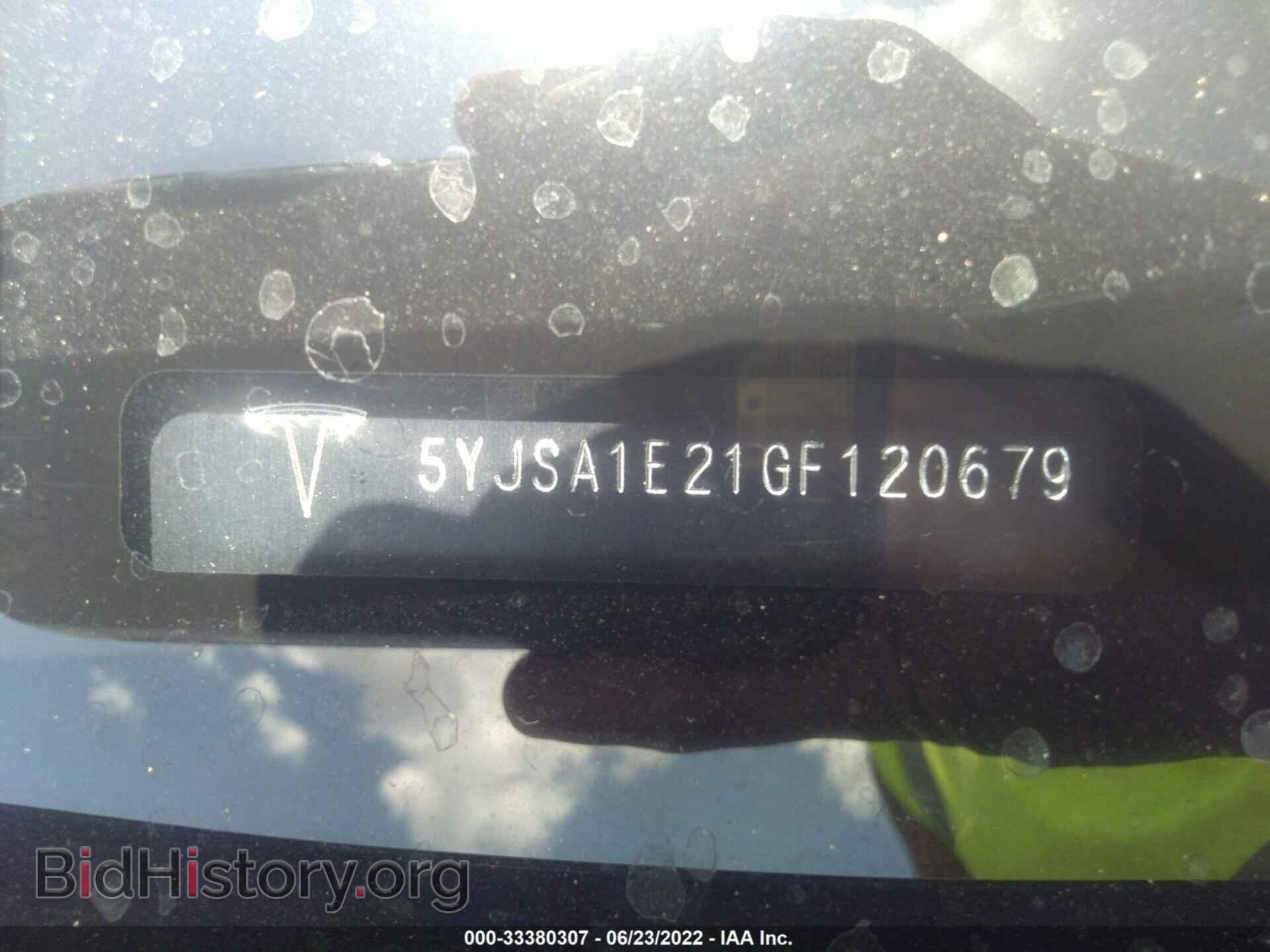 2016 TESLA MODEL S - VIN: 5YJSA1E21GF120679 - Фото 9