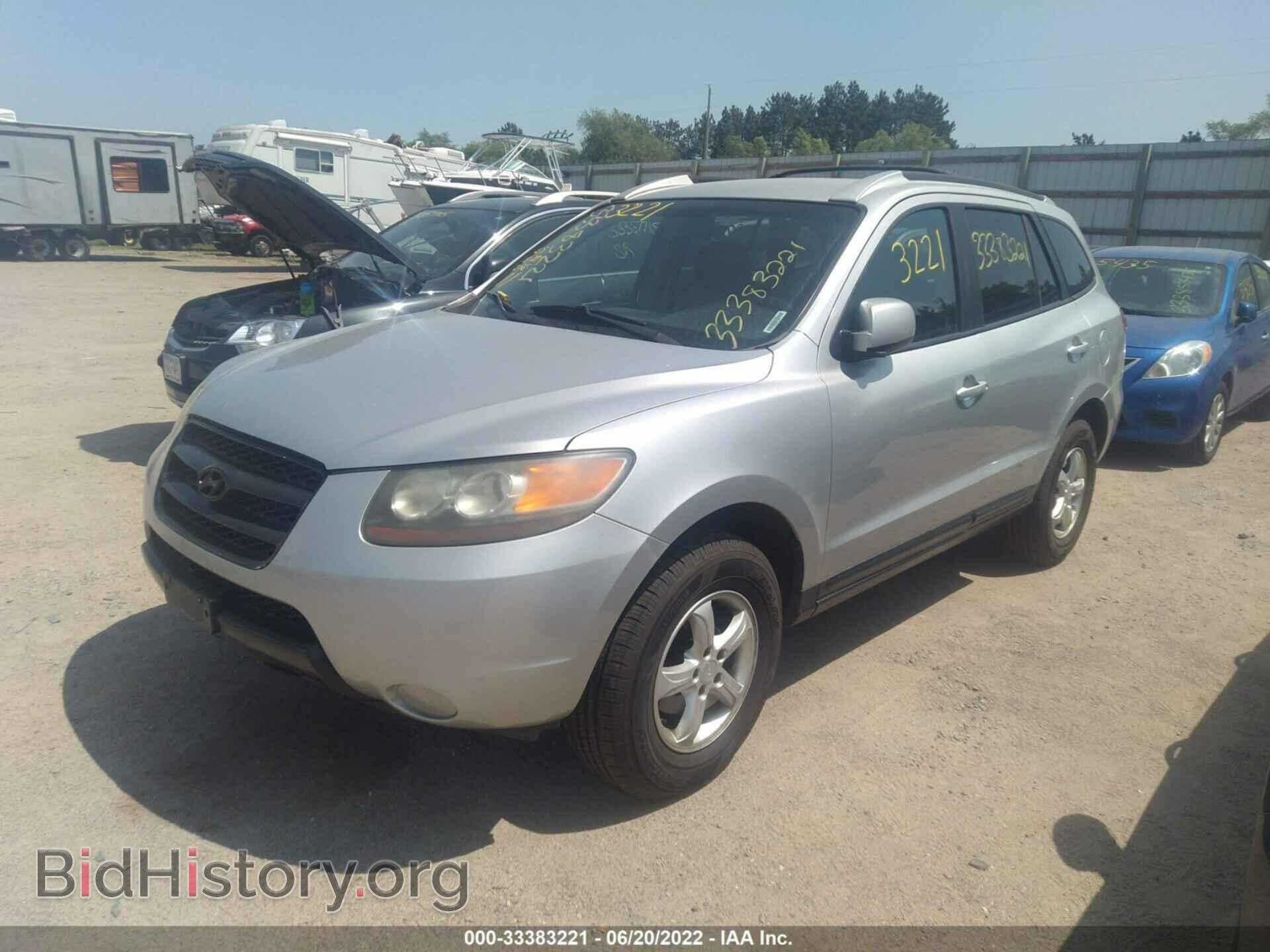 2007 HYUNDAI SANTA FE - VIN: 5NMSG73D37H068444 - Фото 2