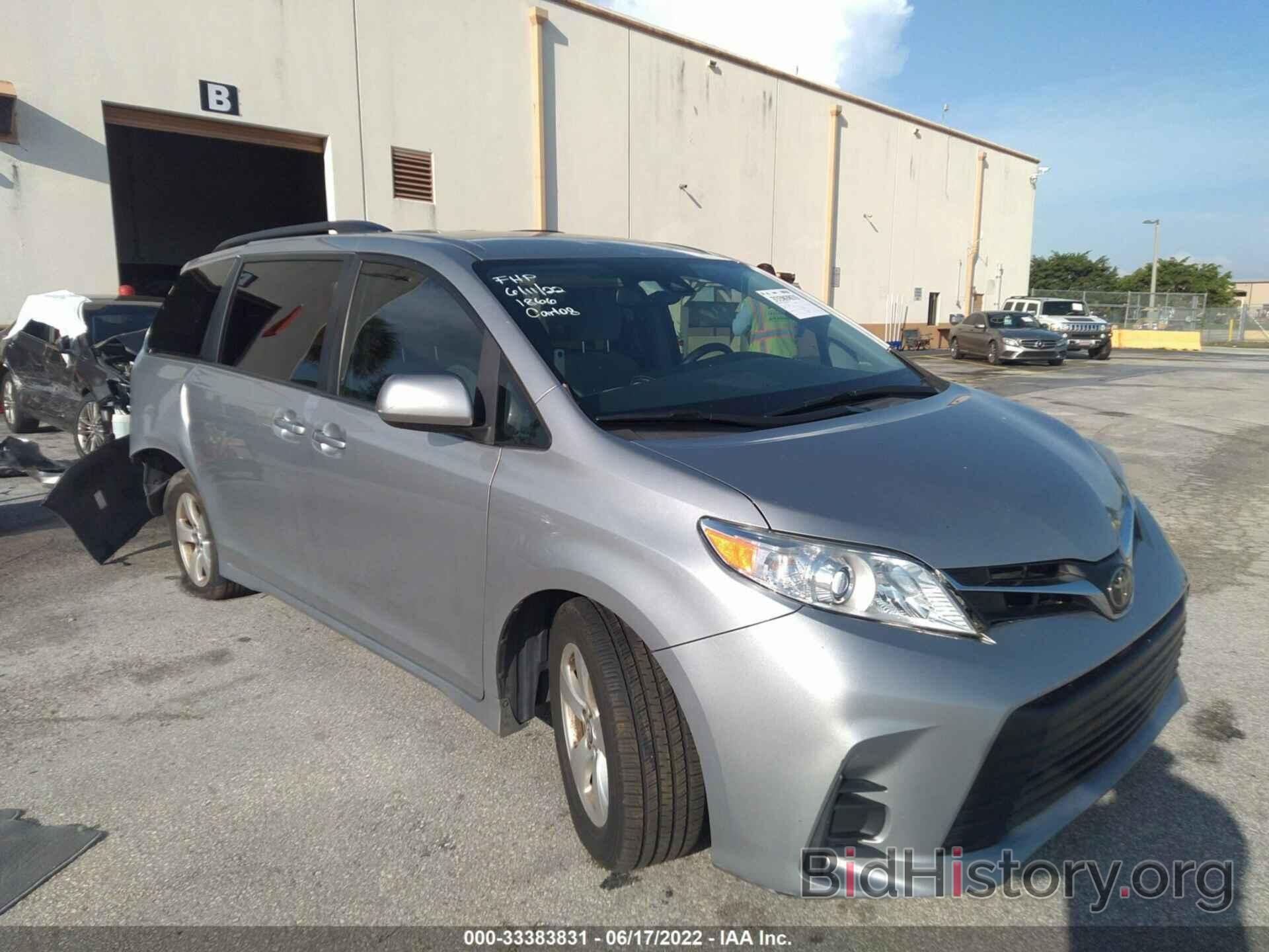 Photo 5TDKZ3DC6JS961866 - TOYOTA SIENNA 2018