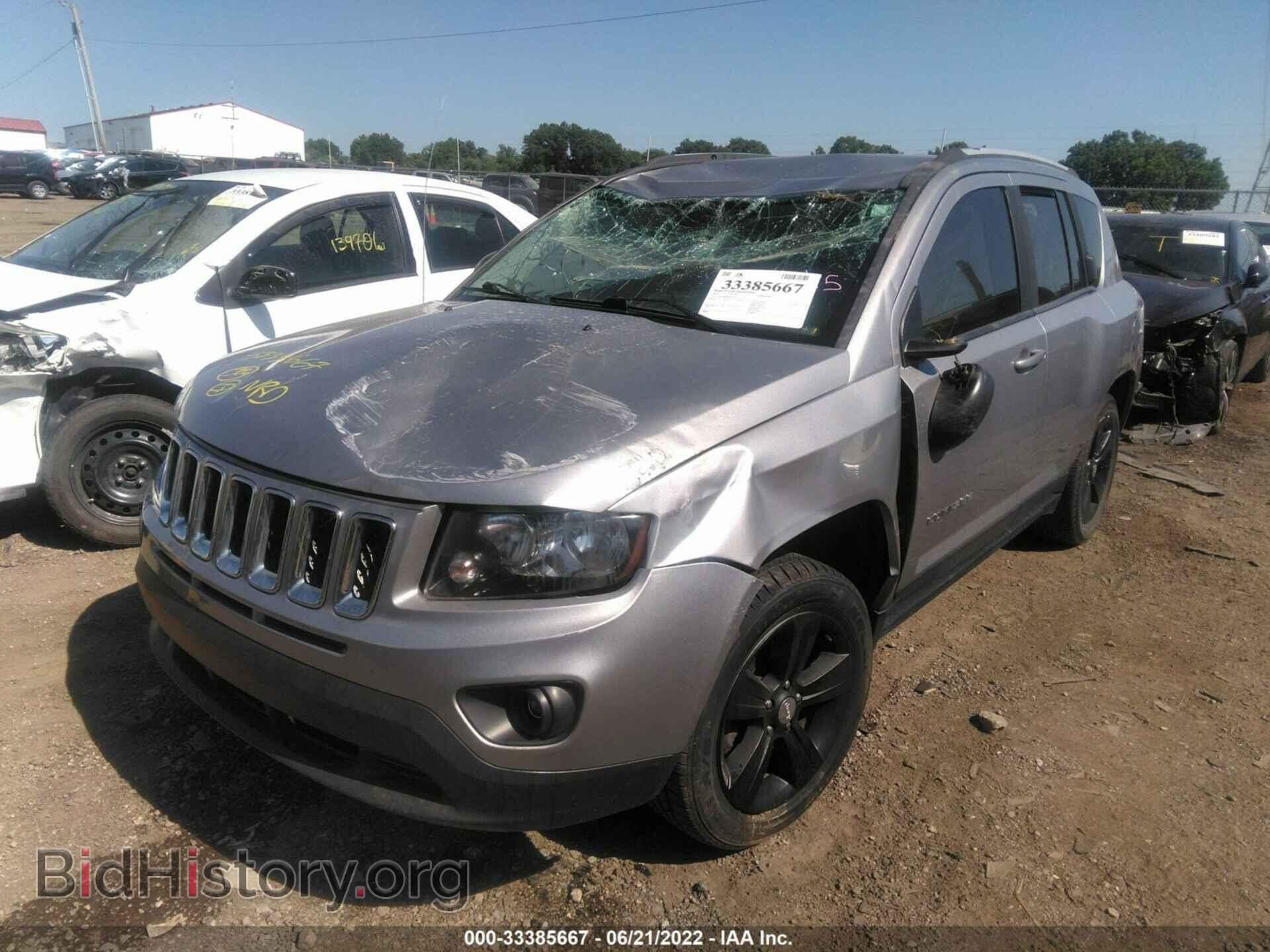2016 JEEP COMPASS - VIN: 1C4NJDBB9GD741971 - Фото 2