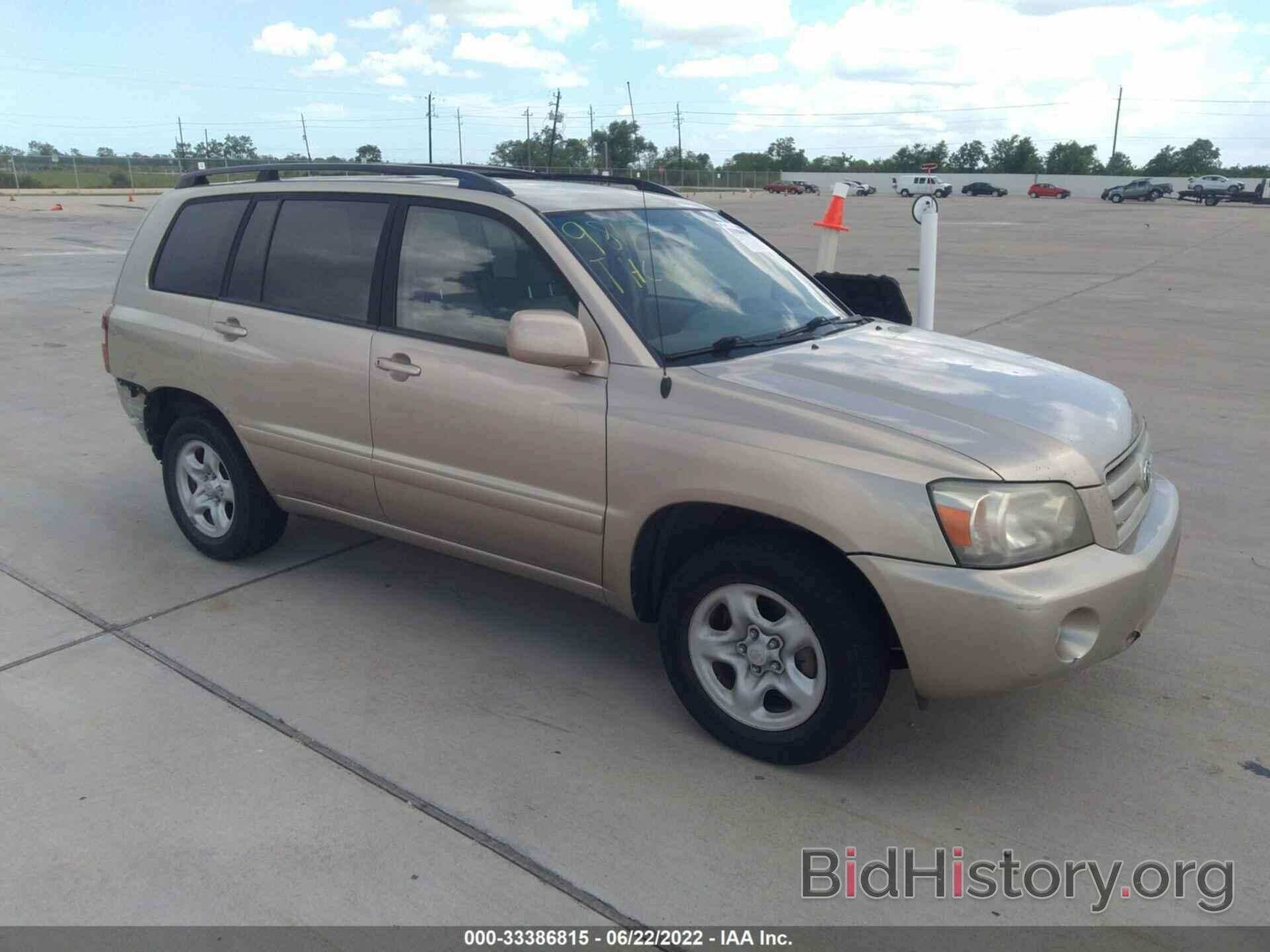 Photo JTEGD21A360146290 - TOYOTA HIGHLANDER 2006