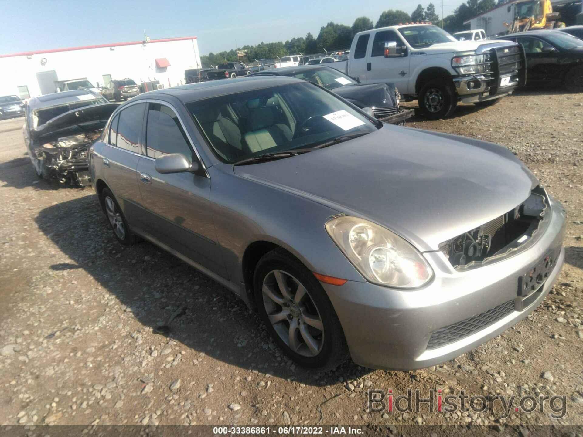 Photo JNKCV51F76M613747 - INFINITI G35 SEDAN 2006