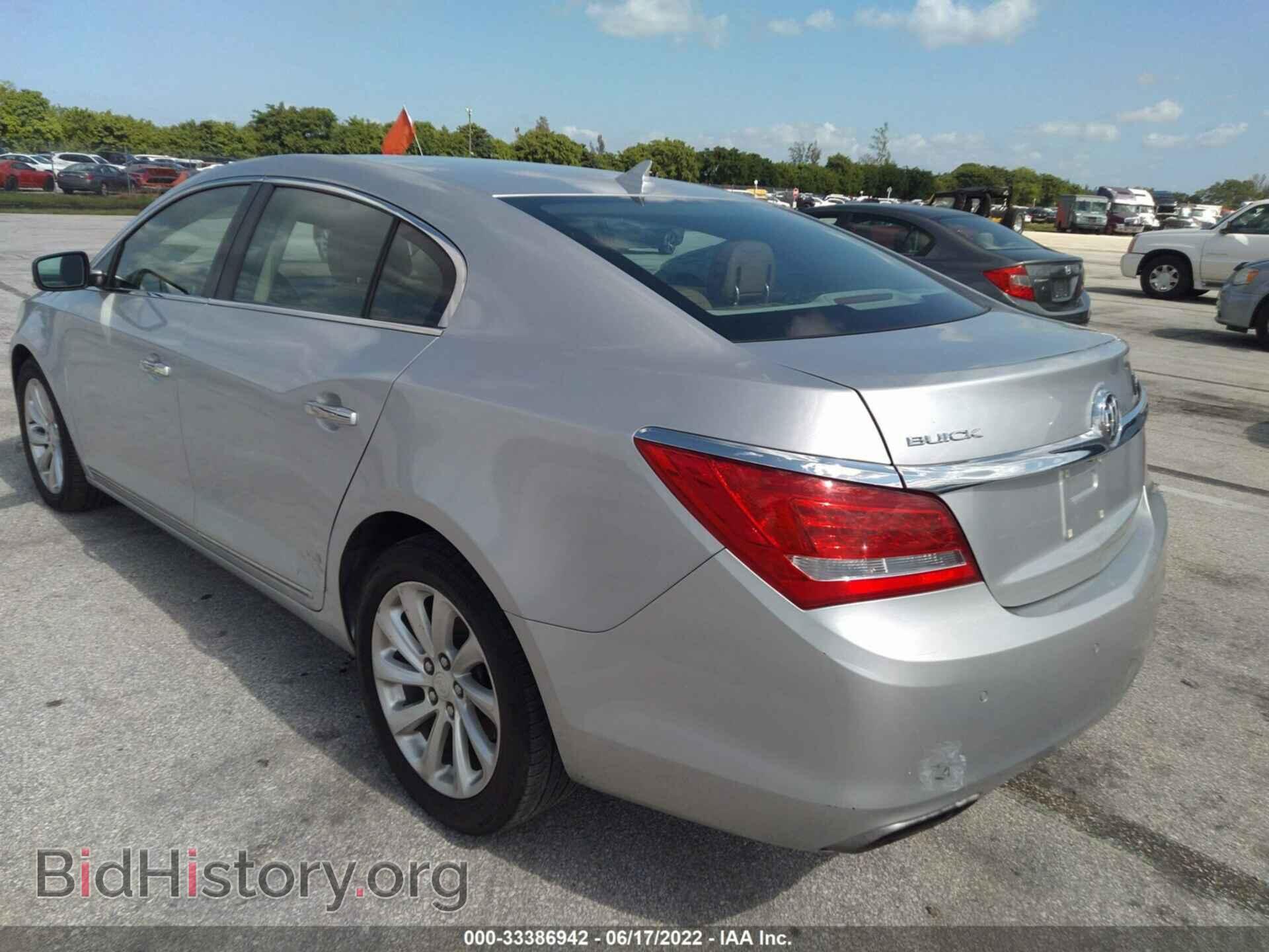 2014 BUICK LACROSSE - VIN: 1G4GB5G32EF103202 - Фото 3