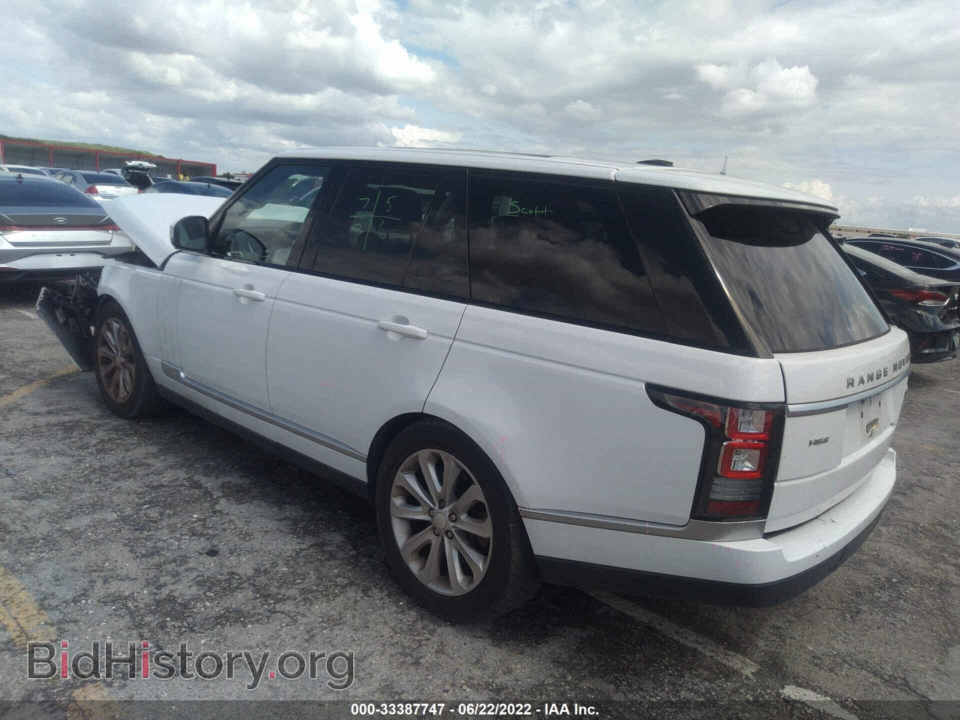 2014 LAND ROVER RANGE ROVER - VIN: SALGS2WF2EA162478 - Фото 3