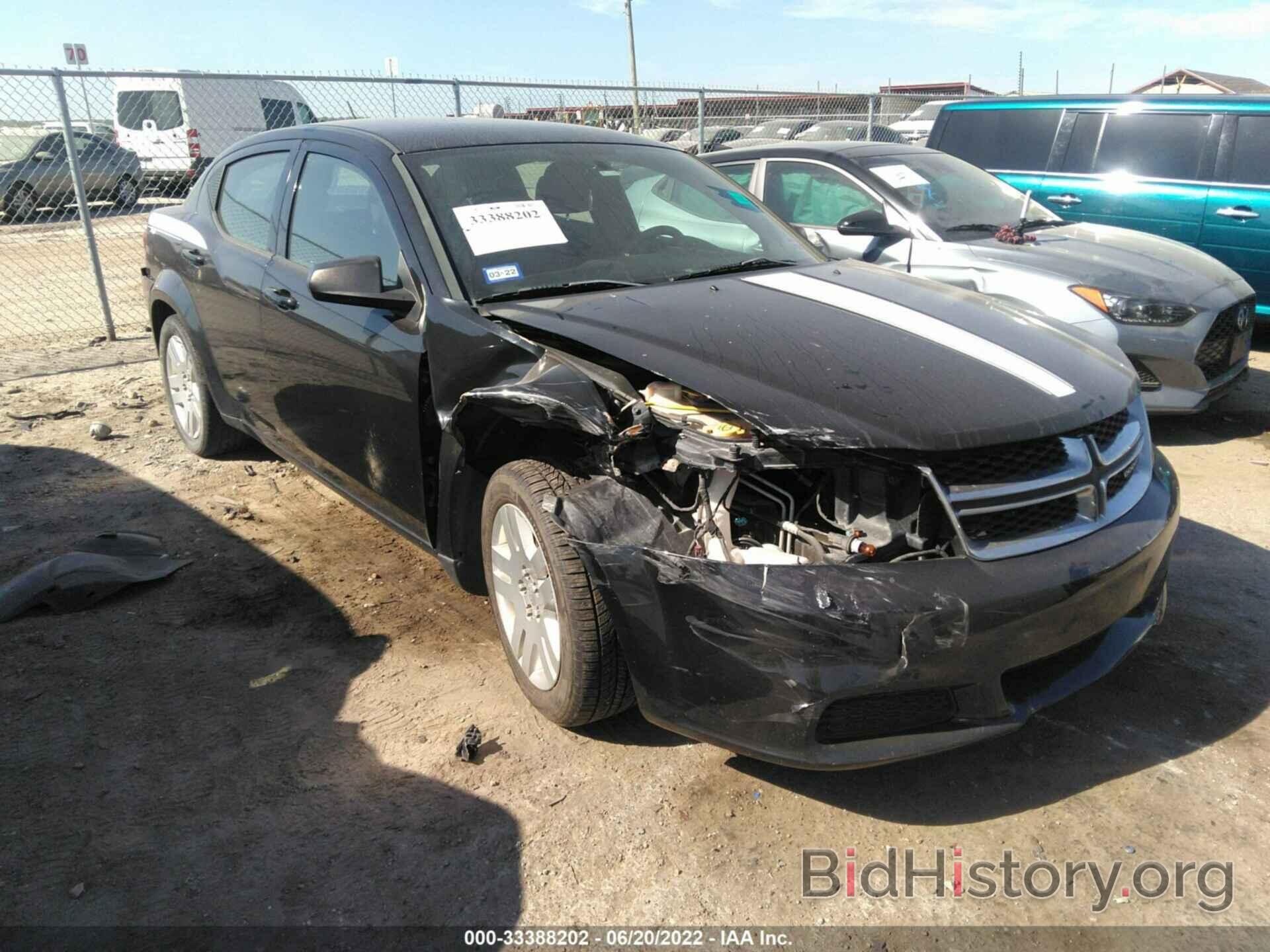 Photo 1C3CDZAB0CN286563 - DODGE AVENGER 2012