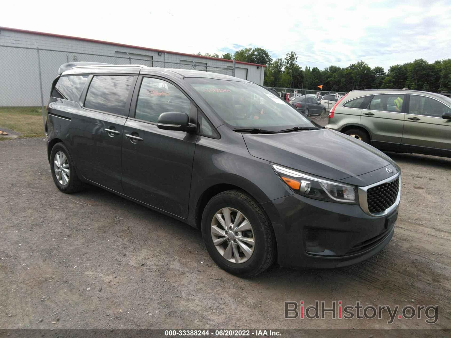 Фотография KNDMB5C1XG6192290 - KIA SEDONA 2016