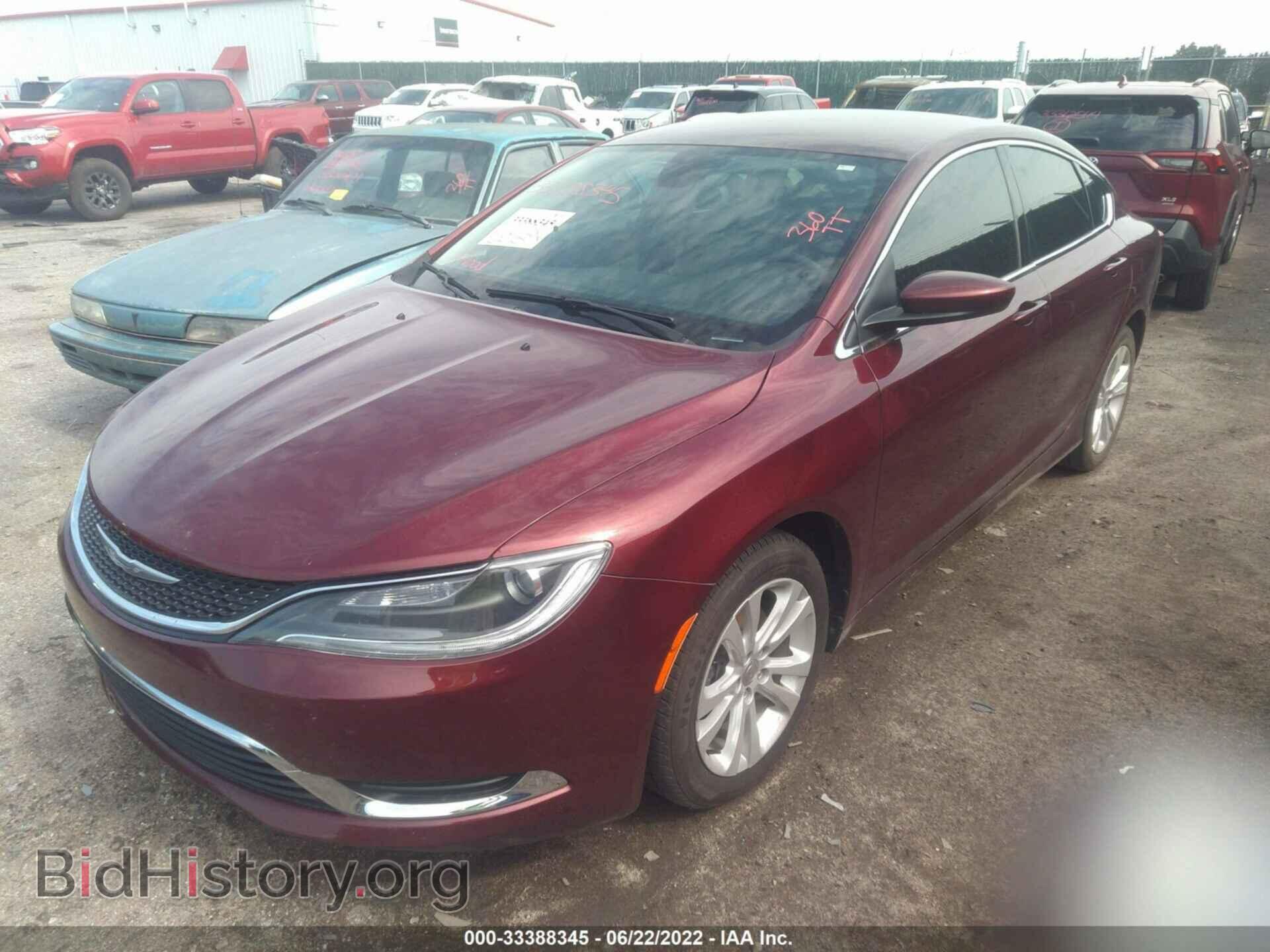 2016 CHRYSLER 200 - VIN: 1C3CCCAB5GN184892 - Фото 2