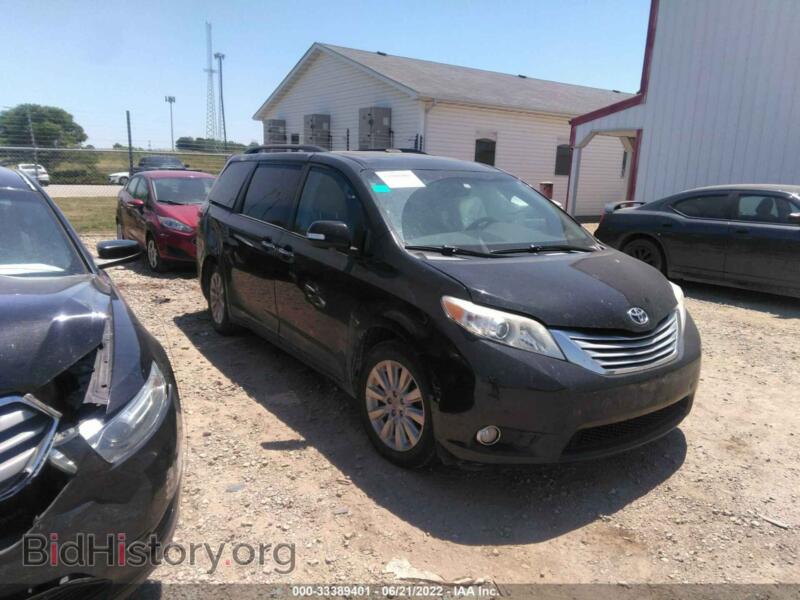 2013 Toyota SIENNA XLE/LTD (VIN 5TDDK3DC8DS050911) — фото 1 из 11, IAAI, повреждение: левая задняя часть