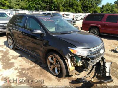 2014 Ford EDGE Sport, черный — VIN 2FMDK3AK7EBA24570, IAAI