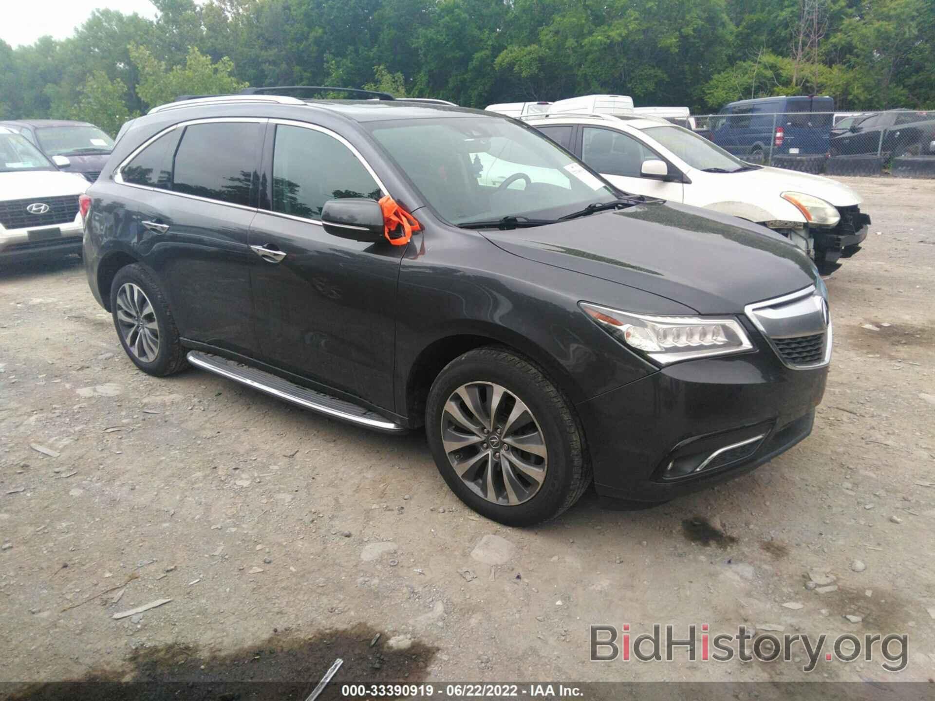 Photo 5FRYD4H49GB048547 - ACURA MDX 2016