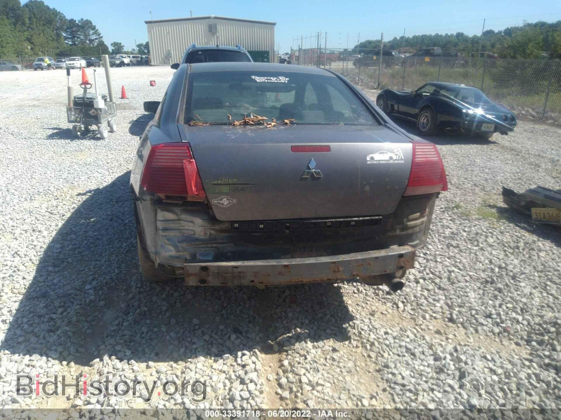 2006 MITSUBISHI GALANT - VIN: 4A3AB36F96E045877 - Фото 6