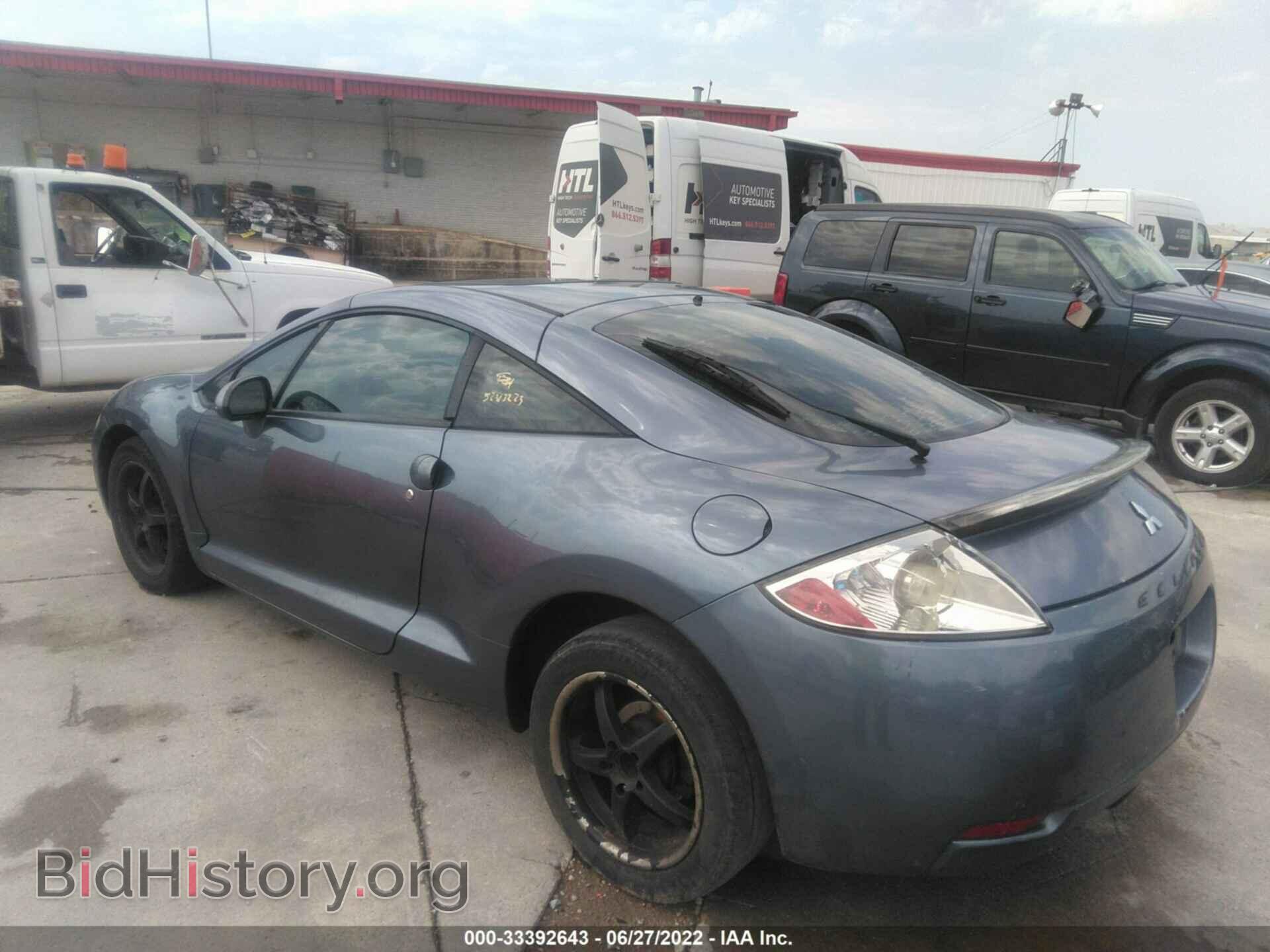 2007 MITSUBISHI ECLIPSE - VIN: 4A3AK24F07E051212 - Фото 3