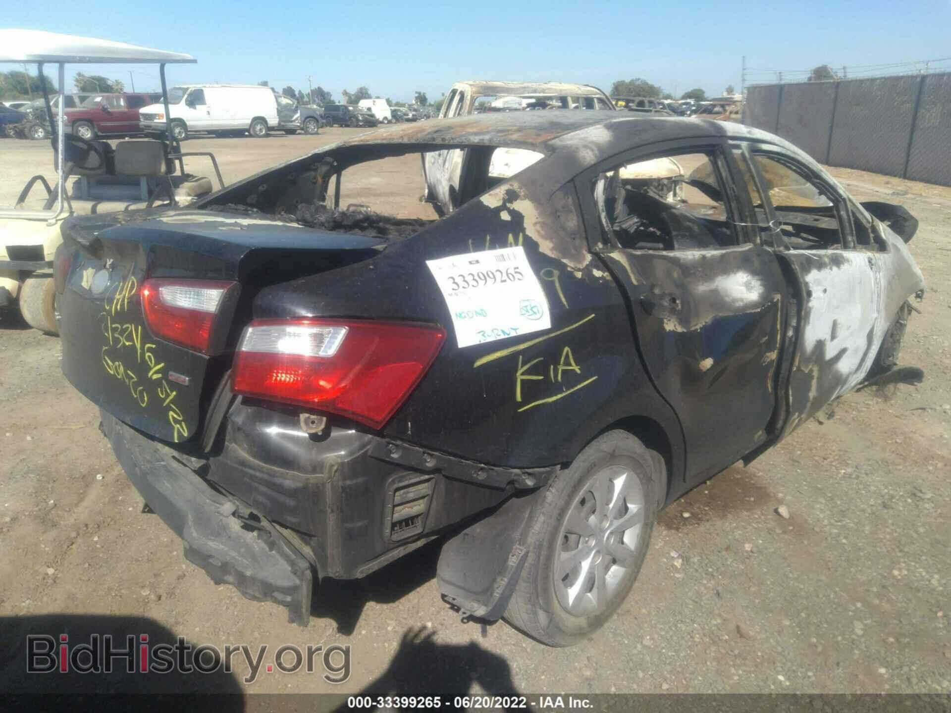 2014 KIA RIO - VIN: KNADM4A36E6399519 - Фото 4