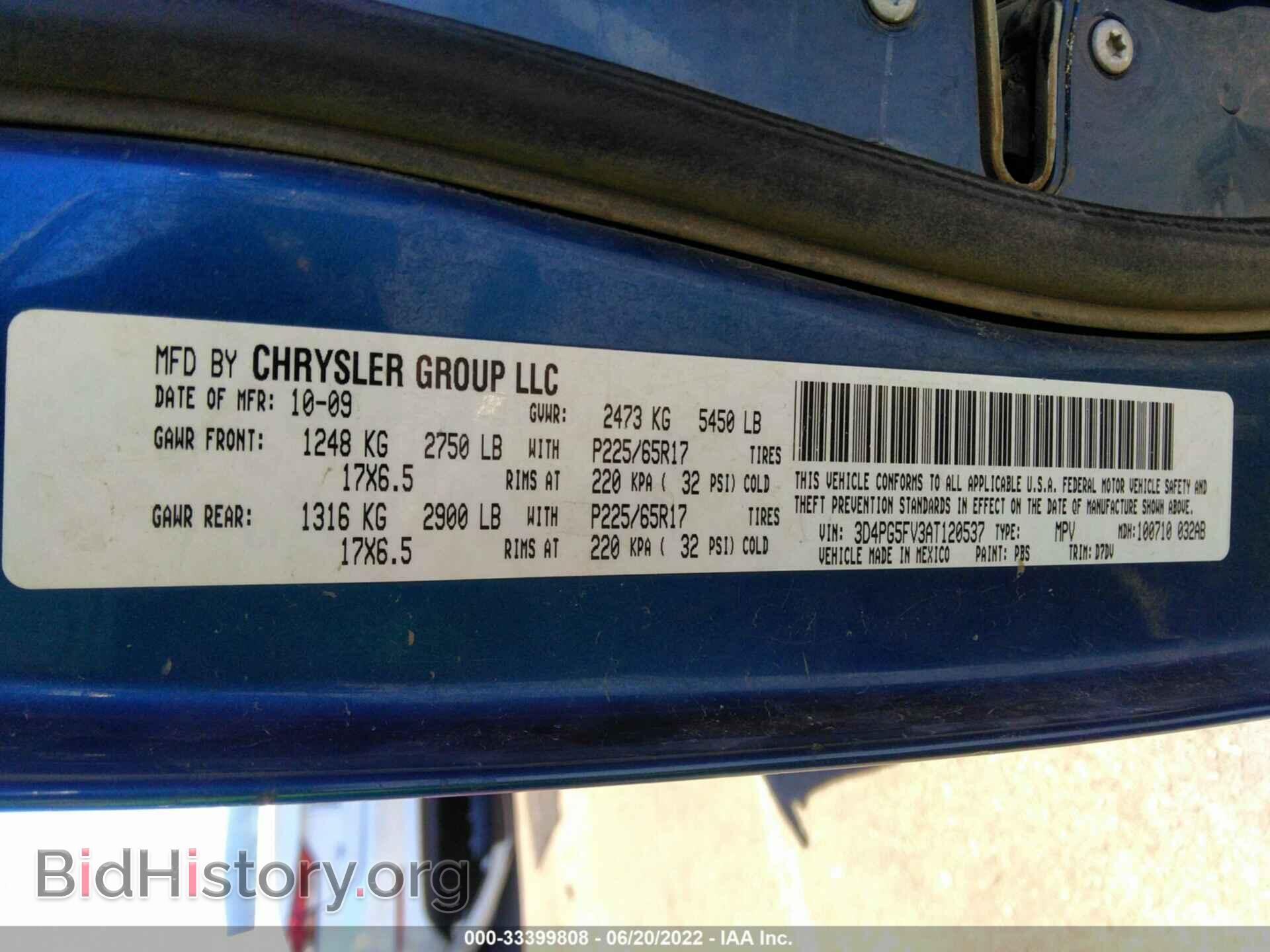 2010 DODGE JOURNEY - VIN: 3D4PG5FV3AT120537 - Photo 9