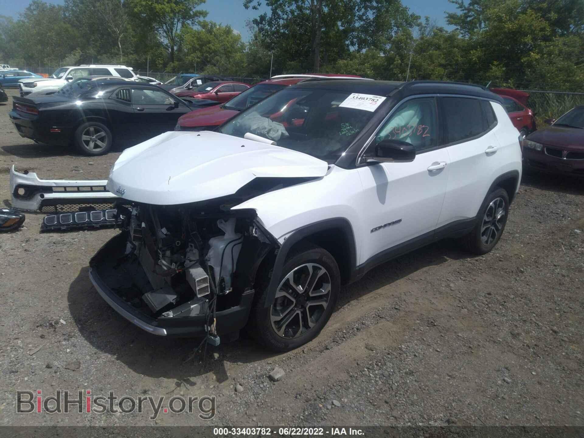 2022 JEEP COMPASS - VIN: 3C4NJDCB9NT110871 - Фото 2