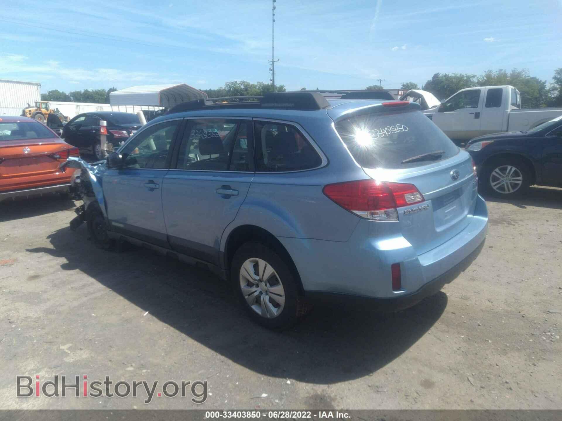 2011 SUBARU OUTBACK - VIN: 4S4BRBAC4B1361193 - Фото 3