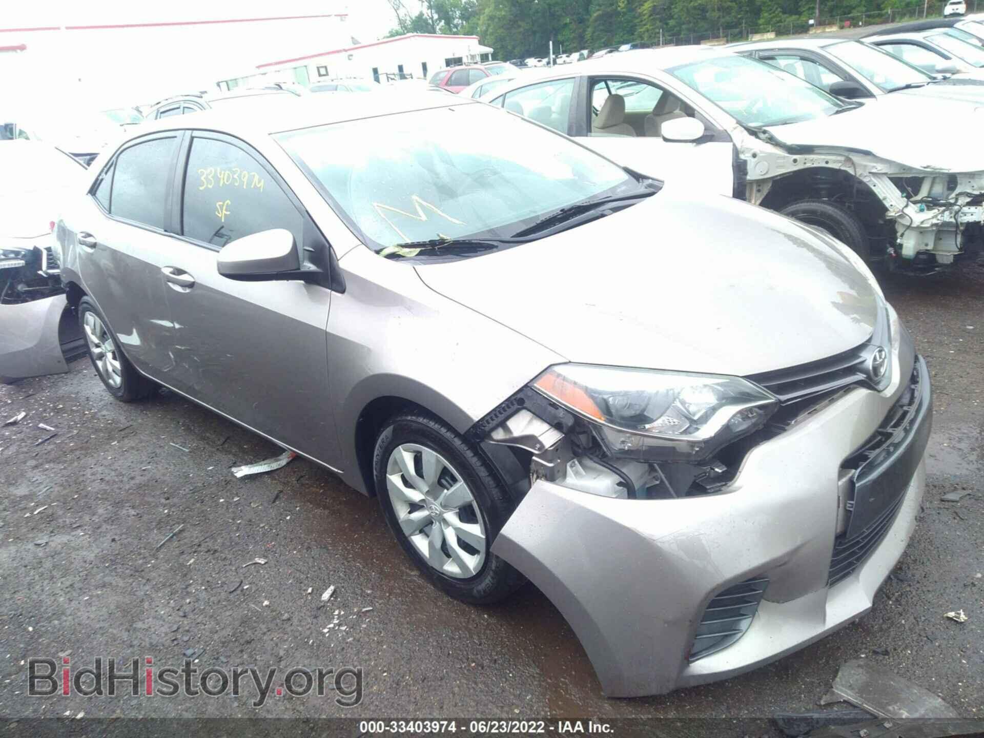 Фотография 2T1BURHEXFC303741 - TOYOTA COROLLA 2015