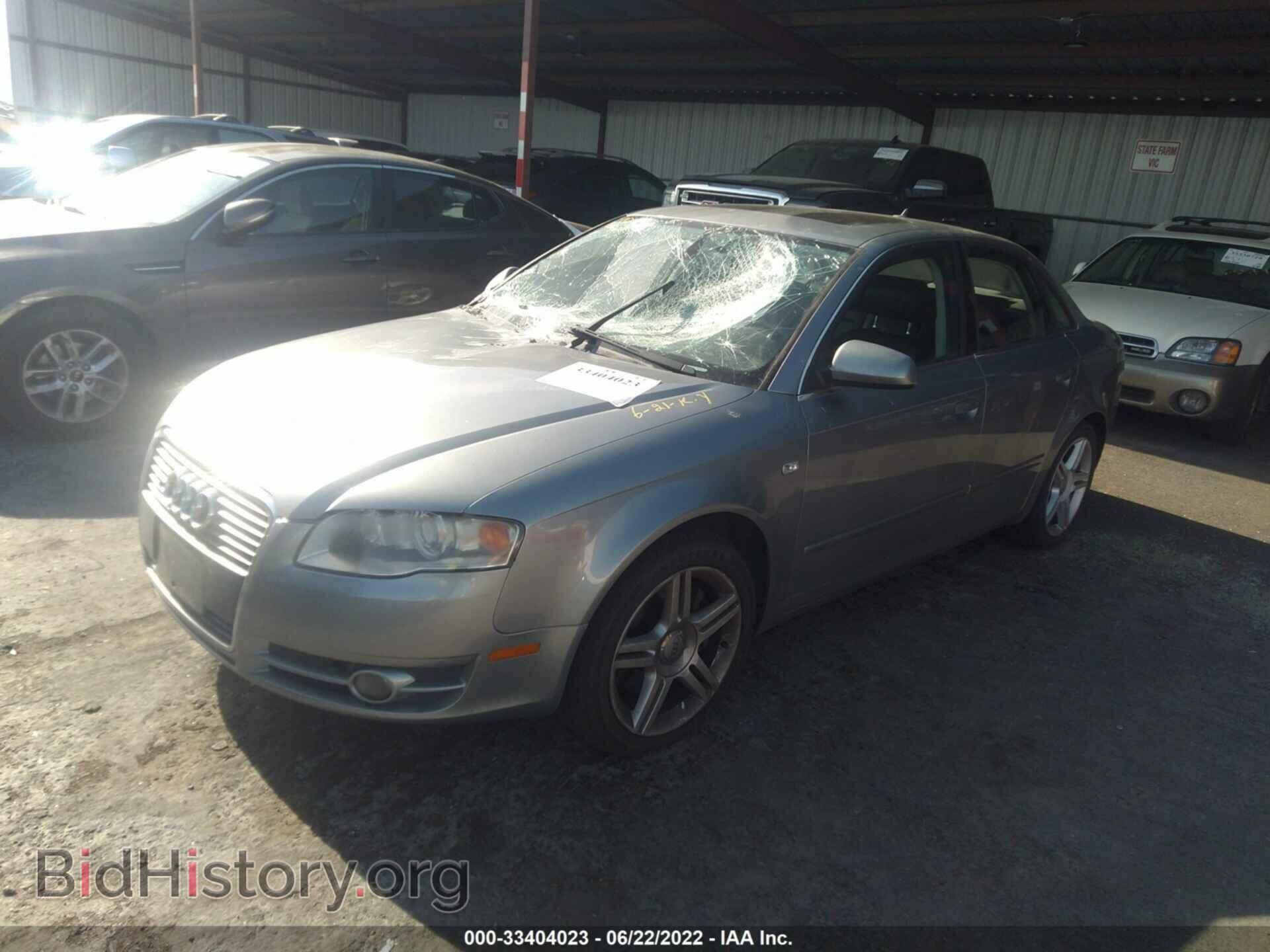2007 AUDI A4 - VIN: WAUDF78E97A016319 - Фото 2