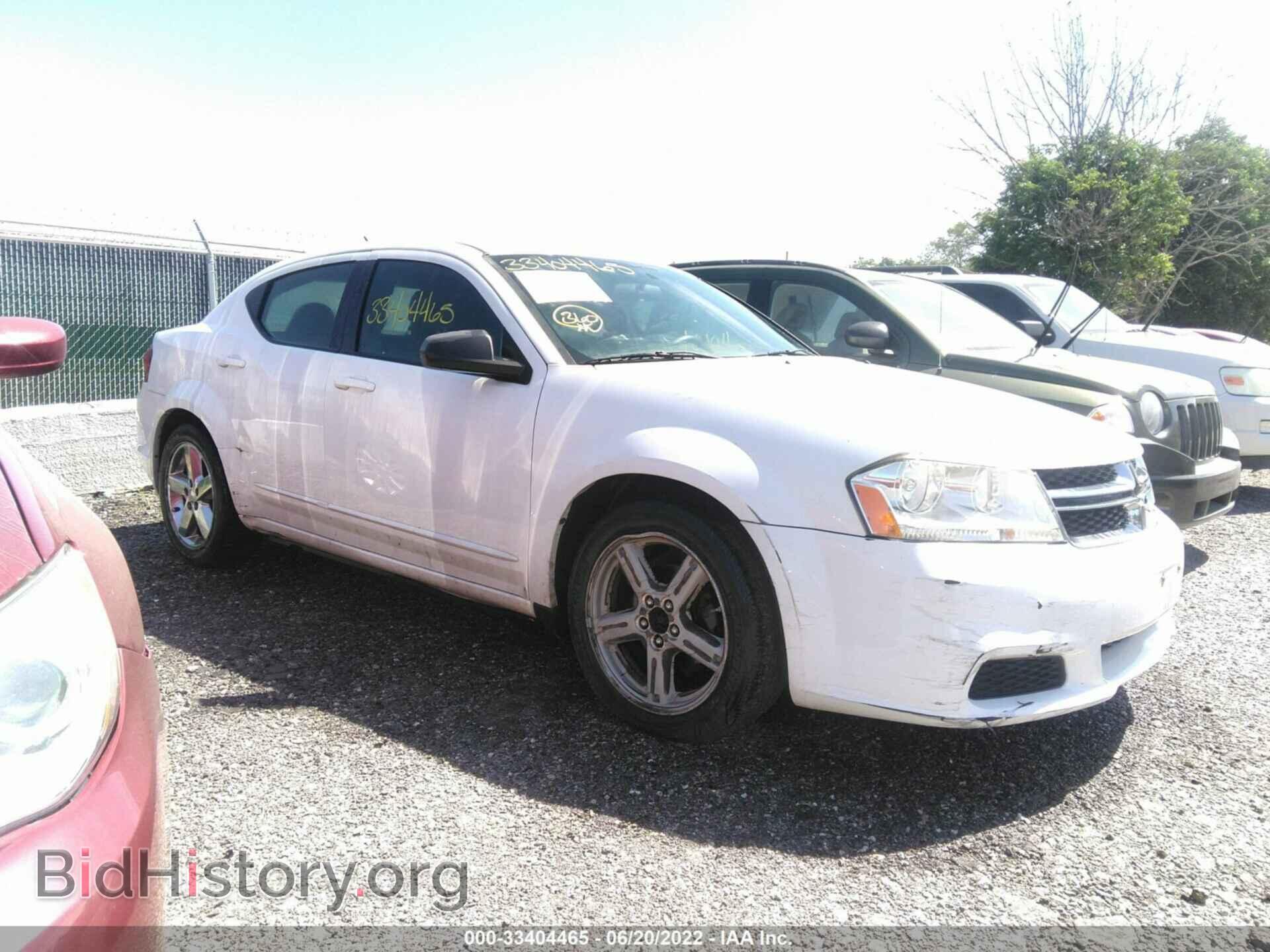 Photo 1C3CDZAB7CN181860 - DODGE AVENGER 2012