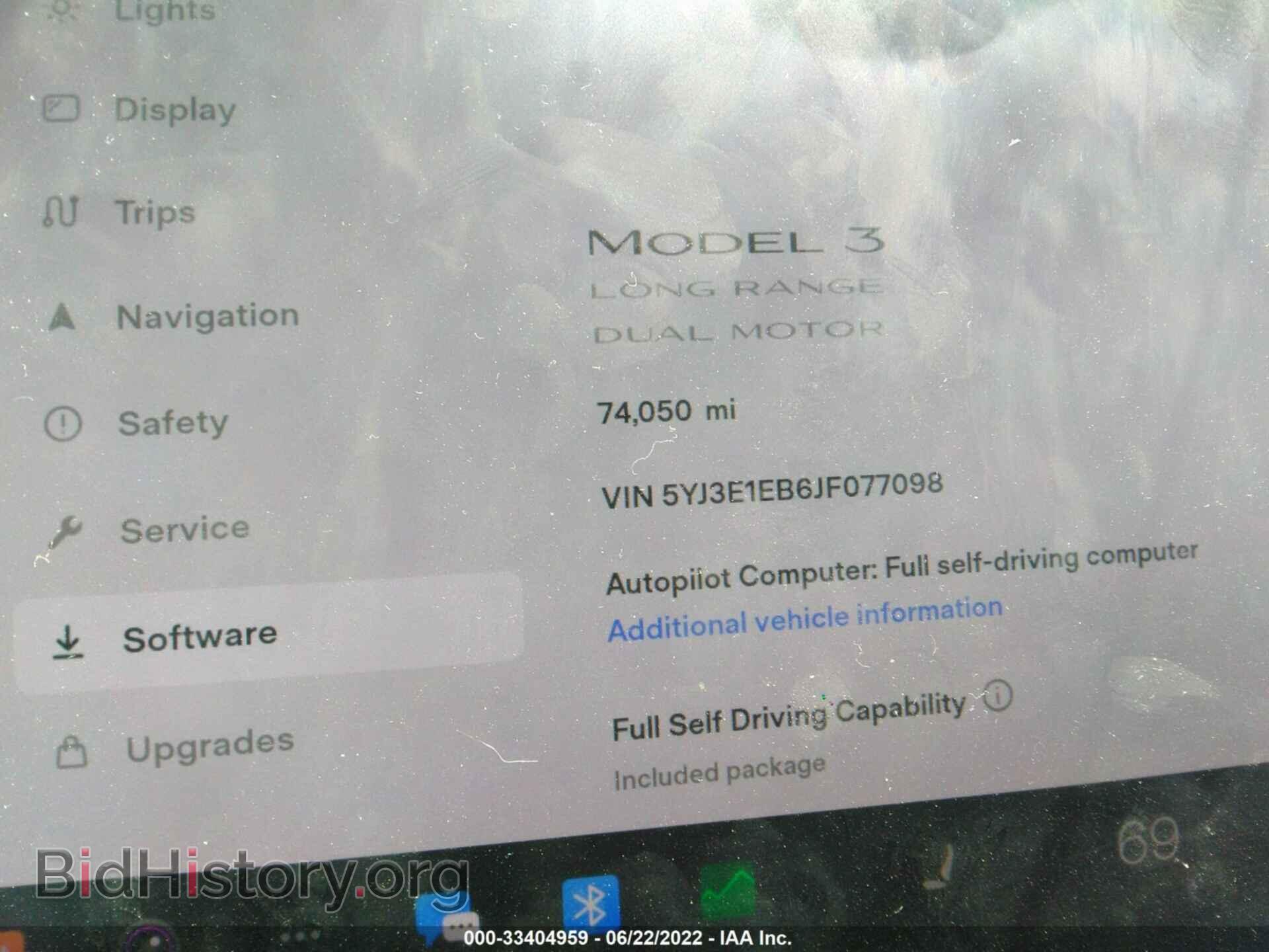 2018 TESLA MODEL 3 - VIN: 5YJ3E1EB6JF077098 - Photo 7