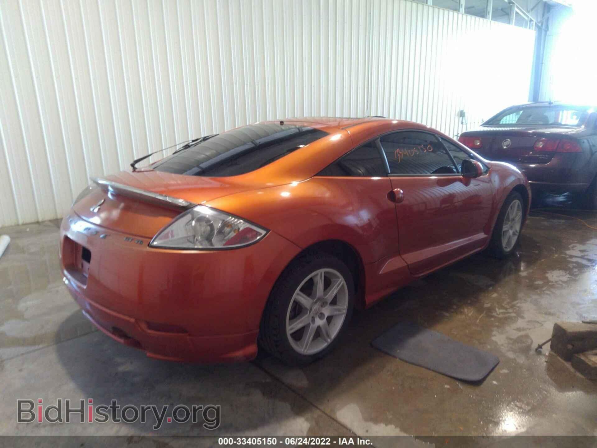 2007 MITSUBISHI ECLIPSE - VIN: 4A3AK34T67E014161 - Фото 4