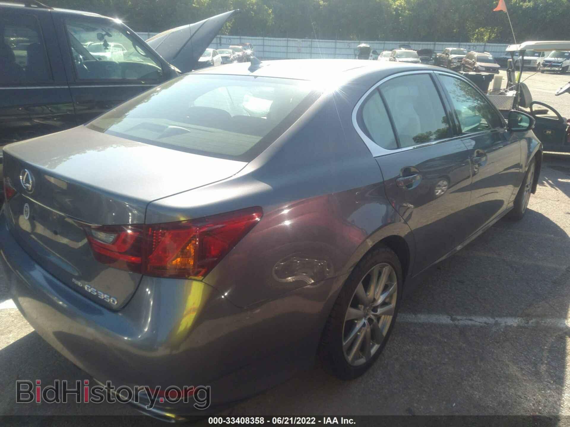 2014 LEXUS GS 350 - VIN: JTHCE1BL4E5027710 - Фото 4