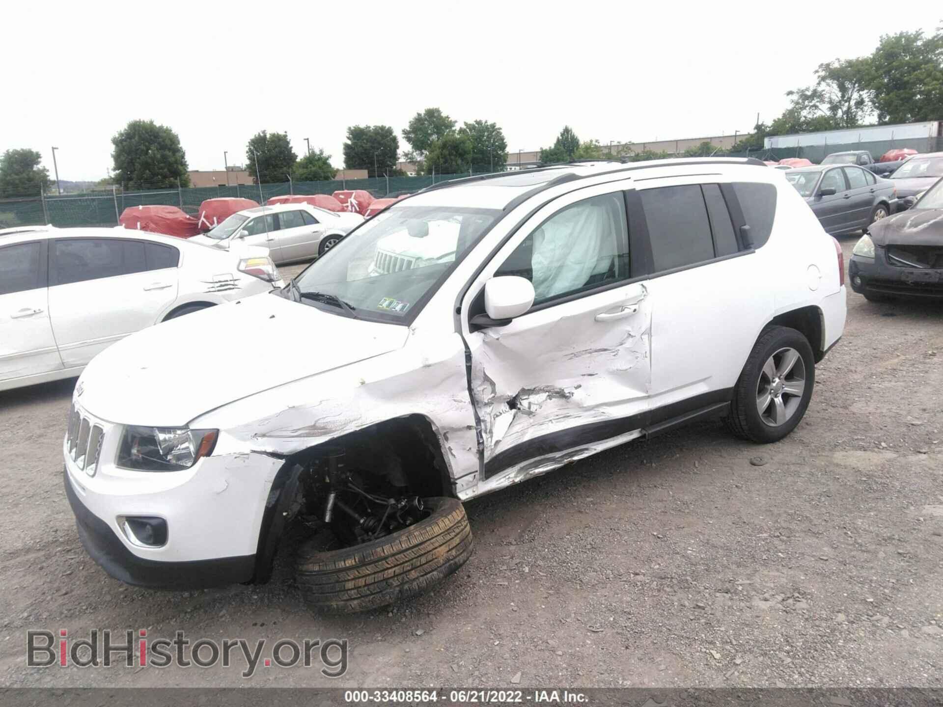 2016 JEEP COMPASS - VIN: 1C4NJDEB5GD793304 - Фото 2
