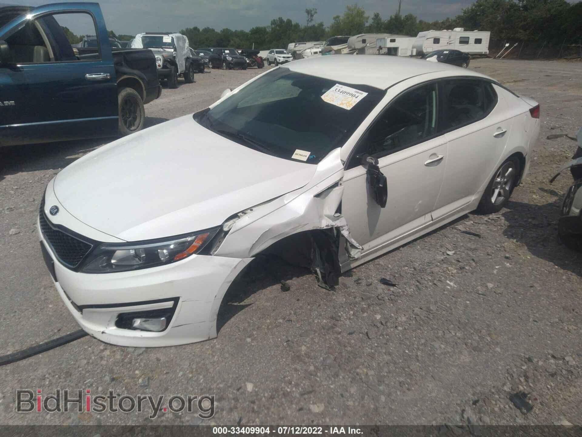 2015 KIA OPTIMA - VIN: KNAGM4A75F5534271 - Фото 2