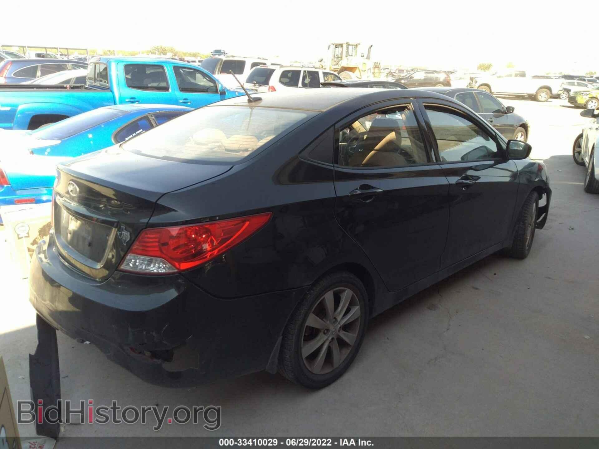 2012 HYUNDAI ACCENT - VIN: KMHCU4AE2CU126534 - Фото 4