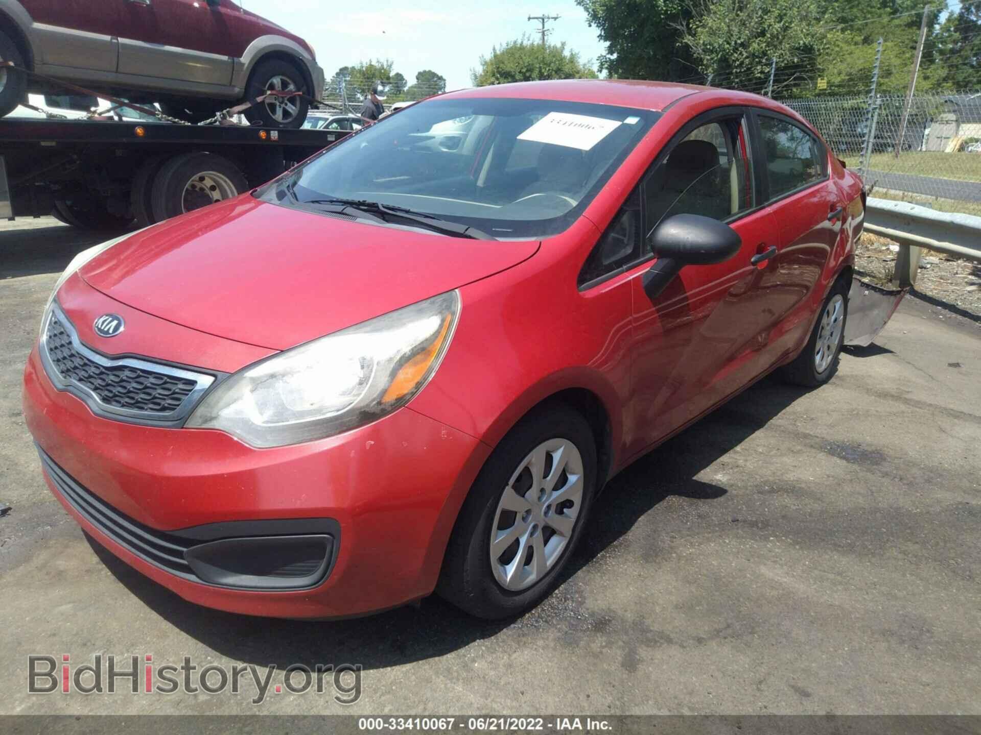 2013 KIA RIO - VIN: KNADN4A33D6158853 - Фото 2