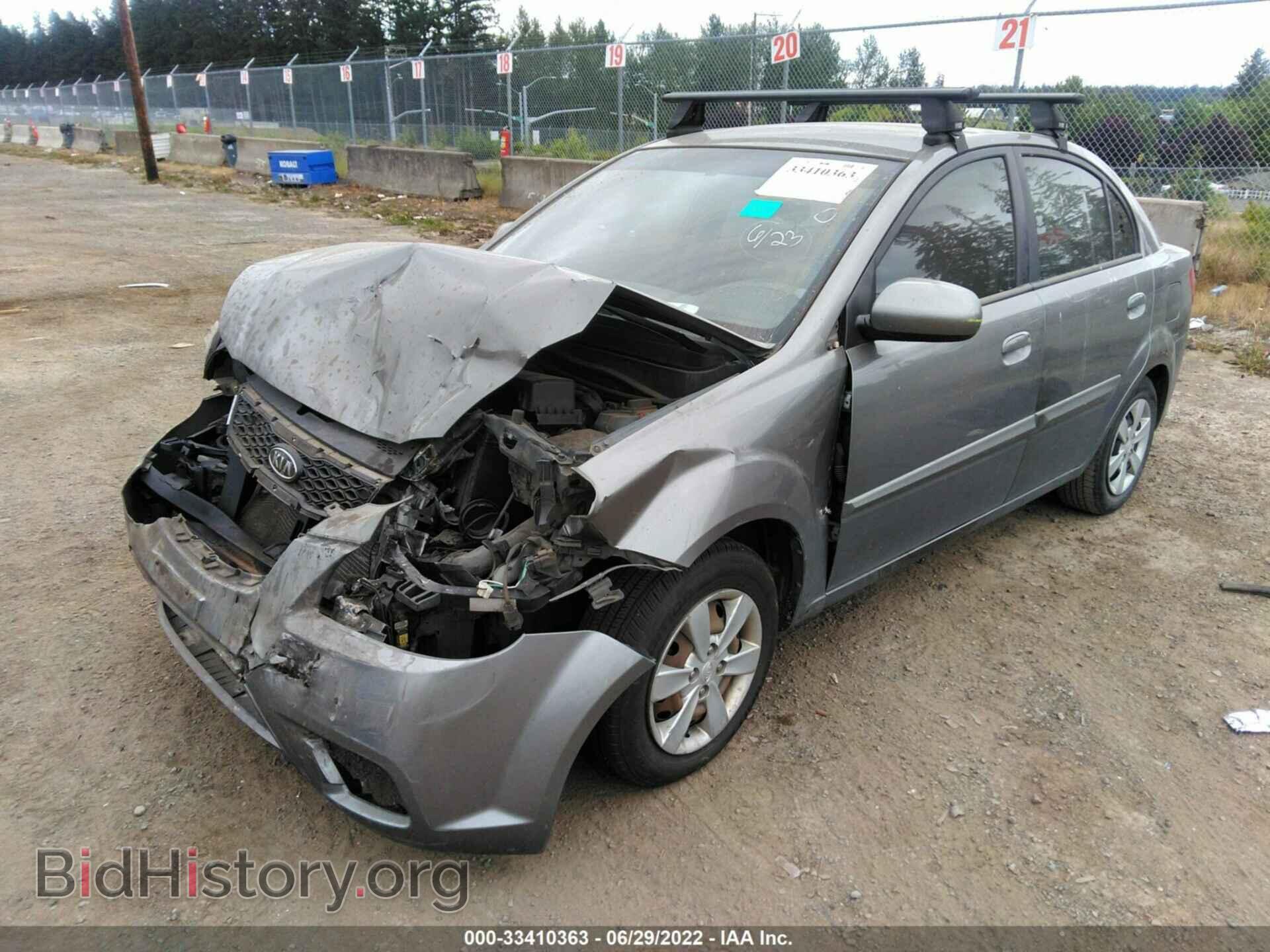 2011 KIA RIO - VIN: KNADH4A35B6734432 - Фото 2