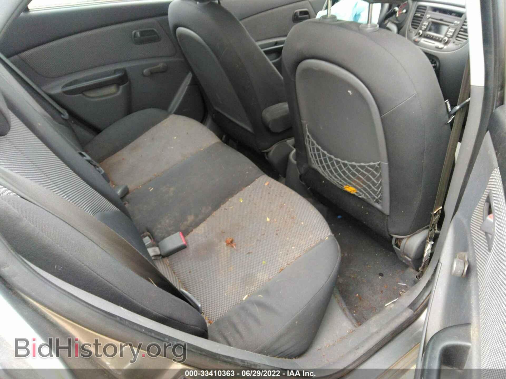 2011 KIA RIO - VIN: KNADH4A35B6734432 - Фото 8