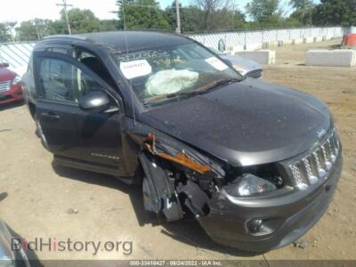 2015 Jeep COMPASS Latitude, gray — VIN 1C4NJDEB1FD162550, IAAI