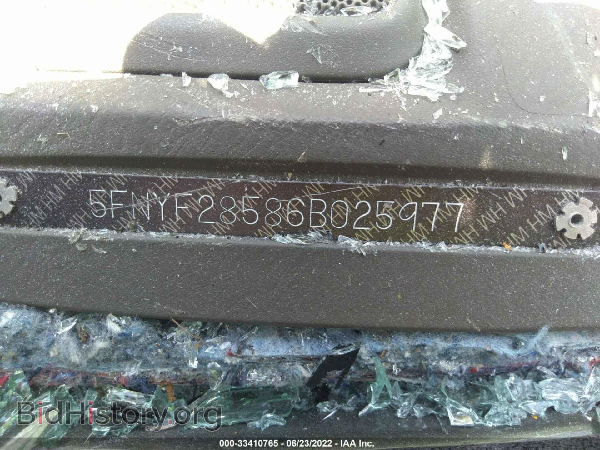2006 HONDA PILOT - VIN: 5FNYF28586B025977 - Фото 9