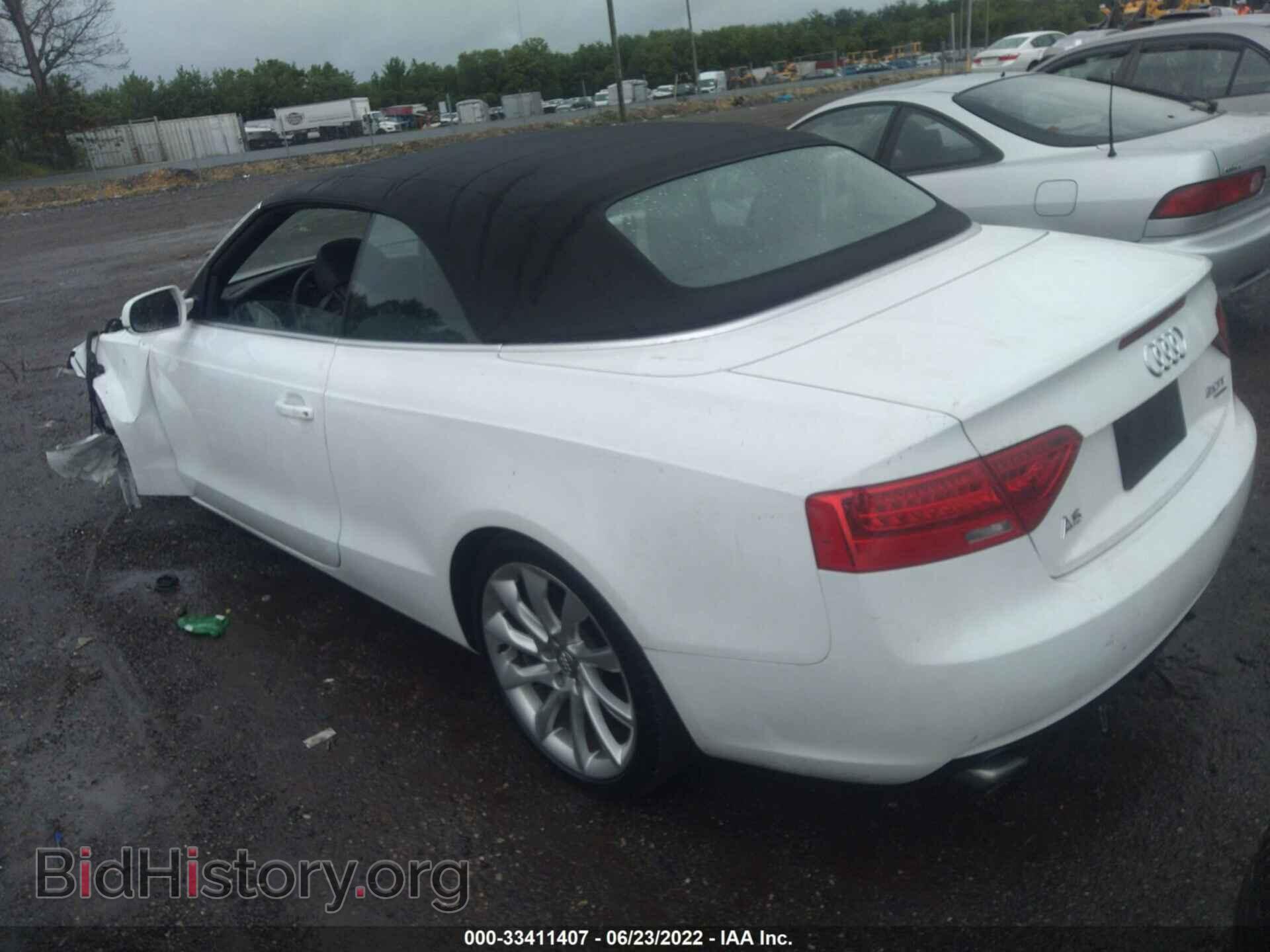 2013 AUDI A5 - VIN: WAULFAFH8DN002213 - Photo 3