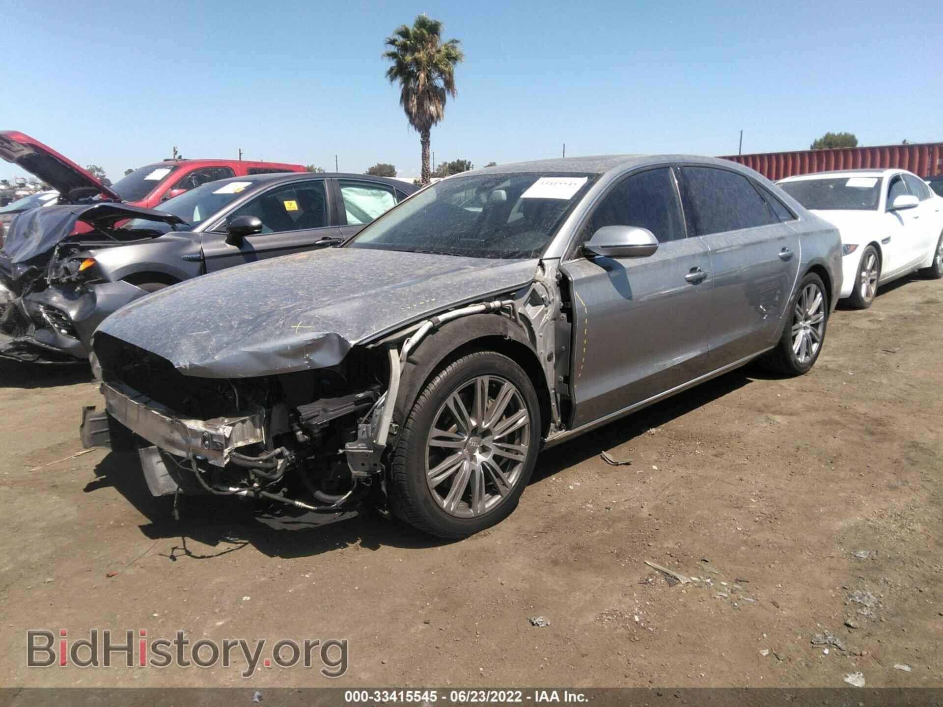 2012 AUDI A8 L - VIN: WAURVAFD1CN035577 - Фото 2