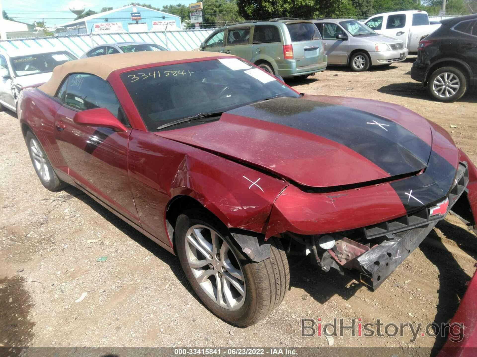 Photo 2G1FB3D35E9136883 - CHEVROLET CAMARO 2014