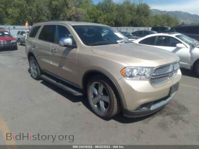 2011 Dodge DURANGO Citadel, gold — VIN 1D4RE5GG2BC732935, IAAI