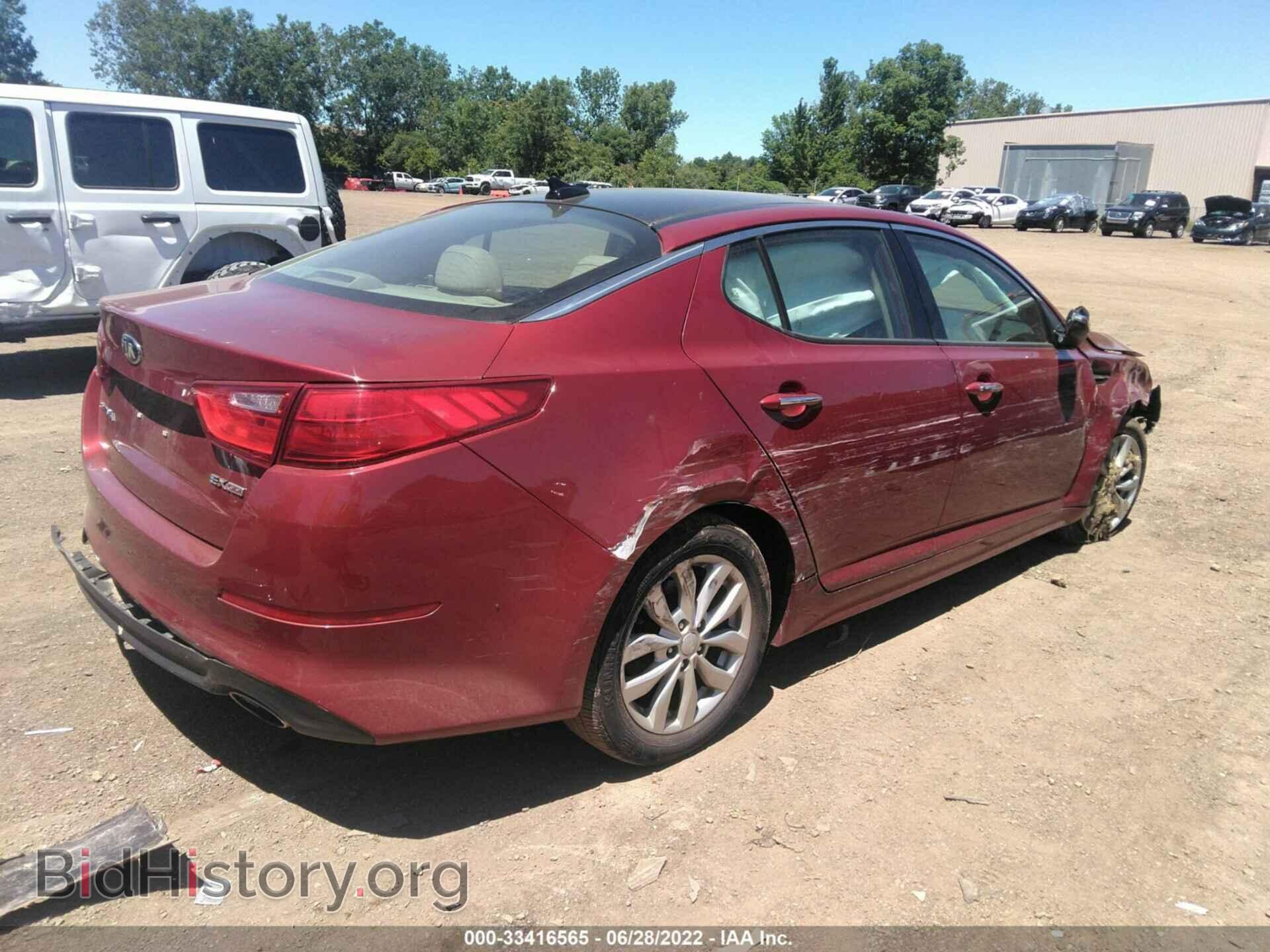 2015 KIA OPTIMA - VIN: 5XXGN4A7XFG434677 - Фото 4