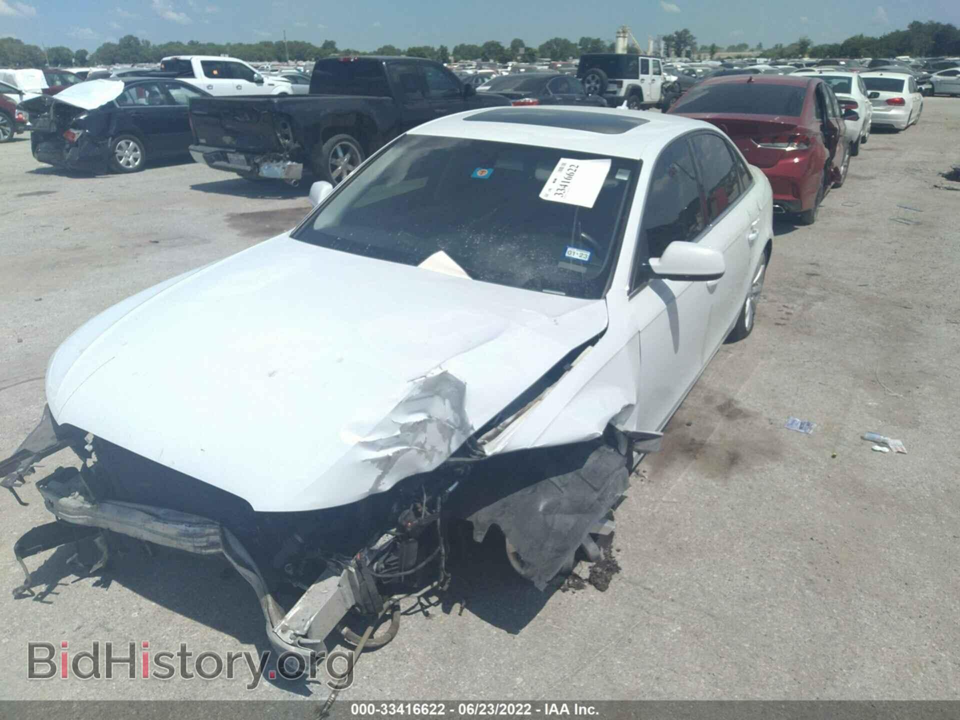 2013 AUDI A4 - VIN: WAUFFAFL4DN020452 - Фото 2