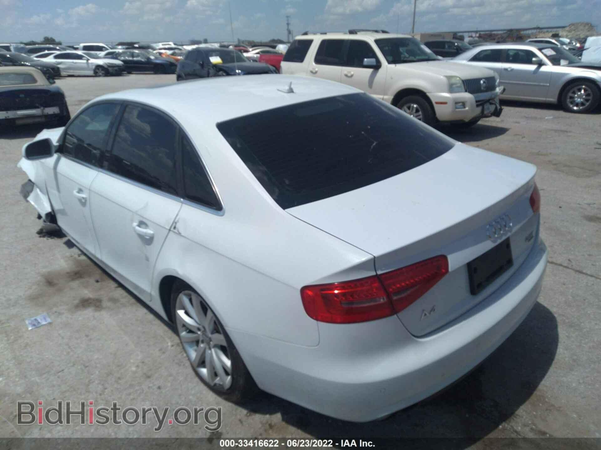 2013 AUDI A4 - VIN: WAUFFAFL4DN020452 - Фото 3