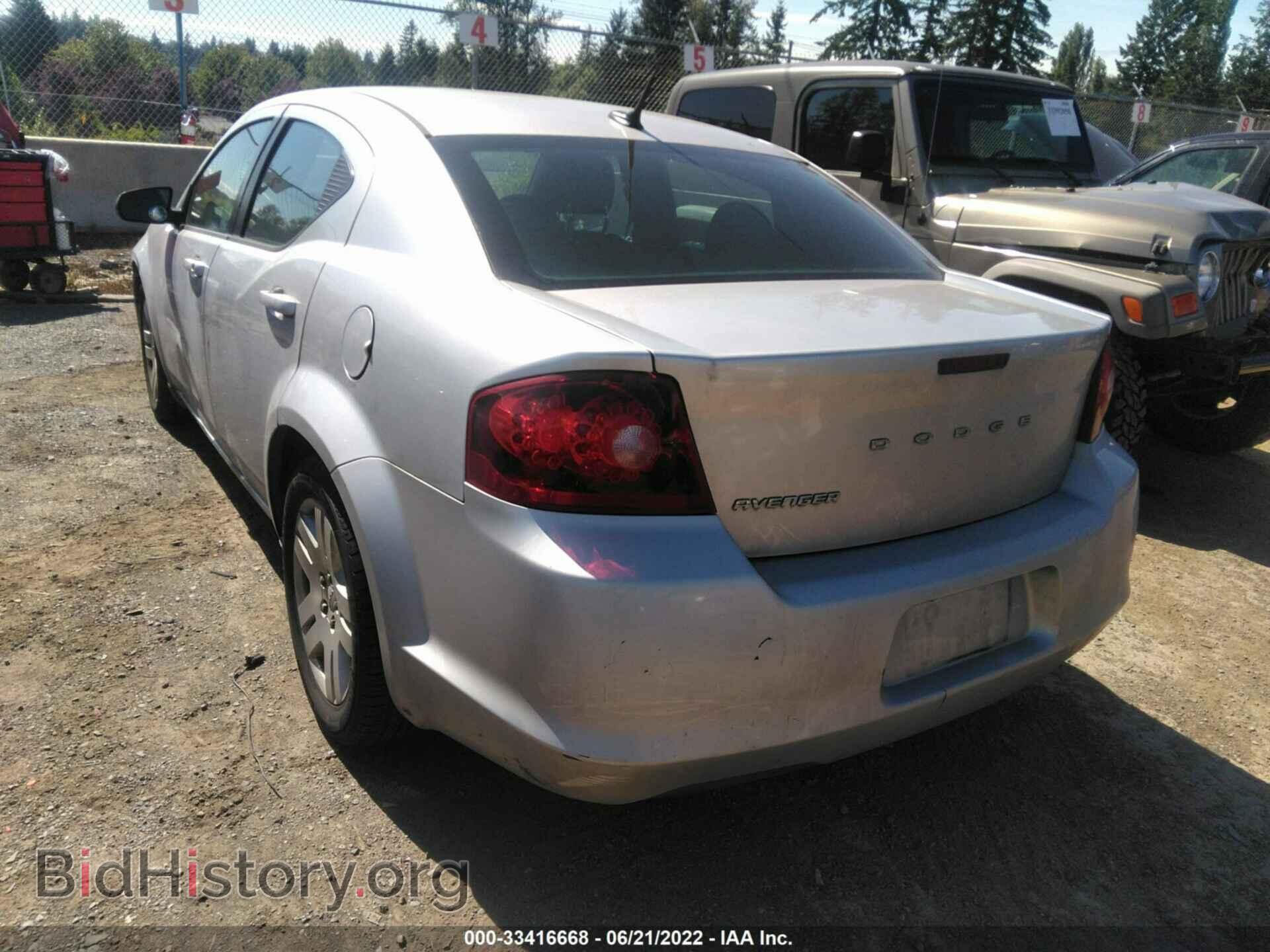 2011 DODGE AVENGER - VIN: 1B3BD4FB4BN534171 - Фото 3