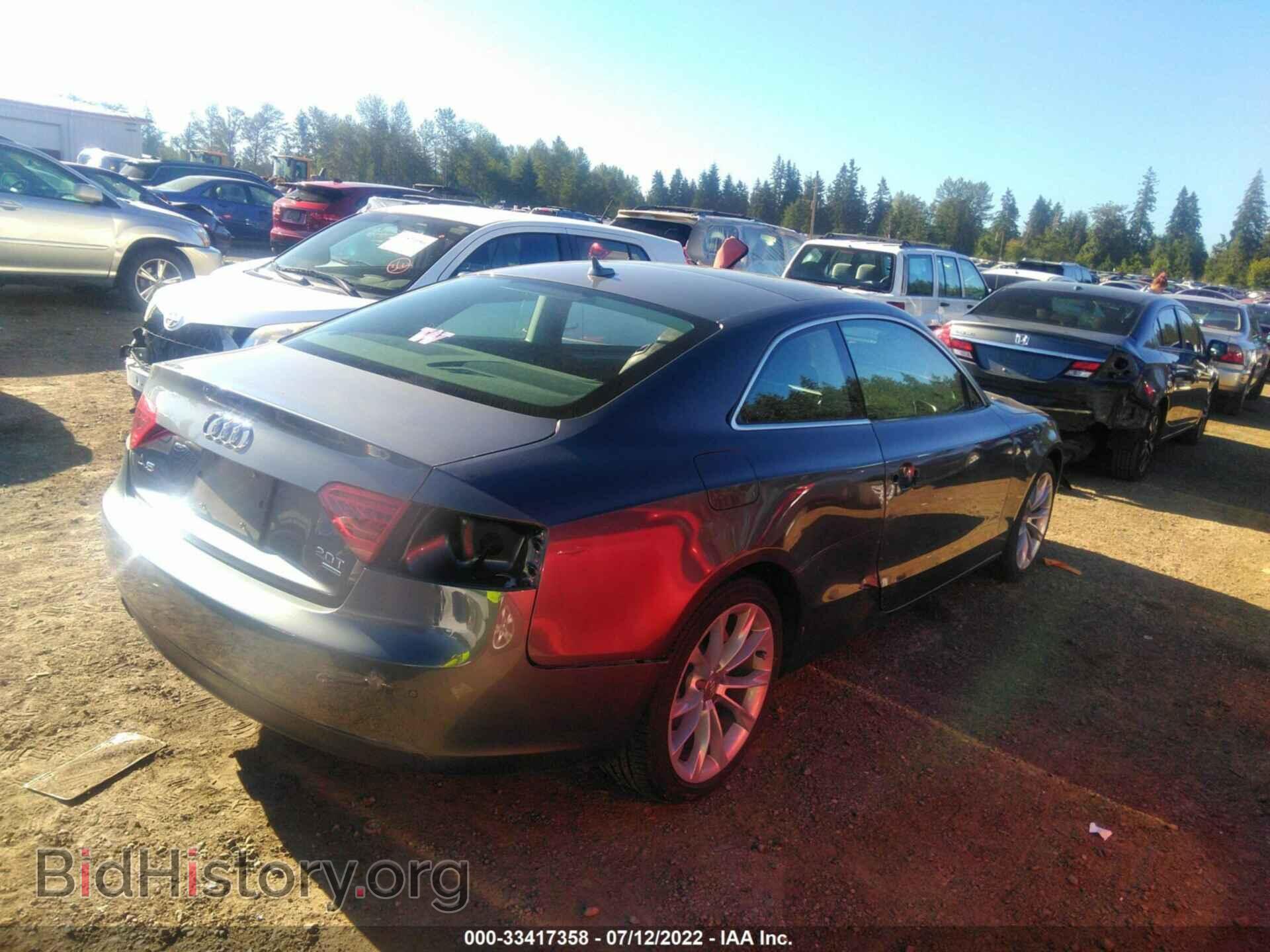 2013 AUDI A5 - VIN: WAULFAFR3DA061458 - Фото 4