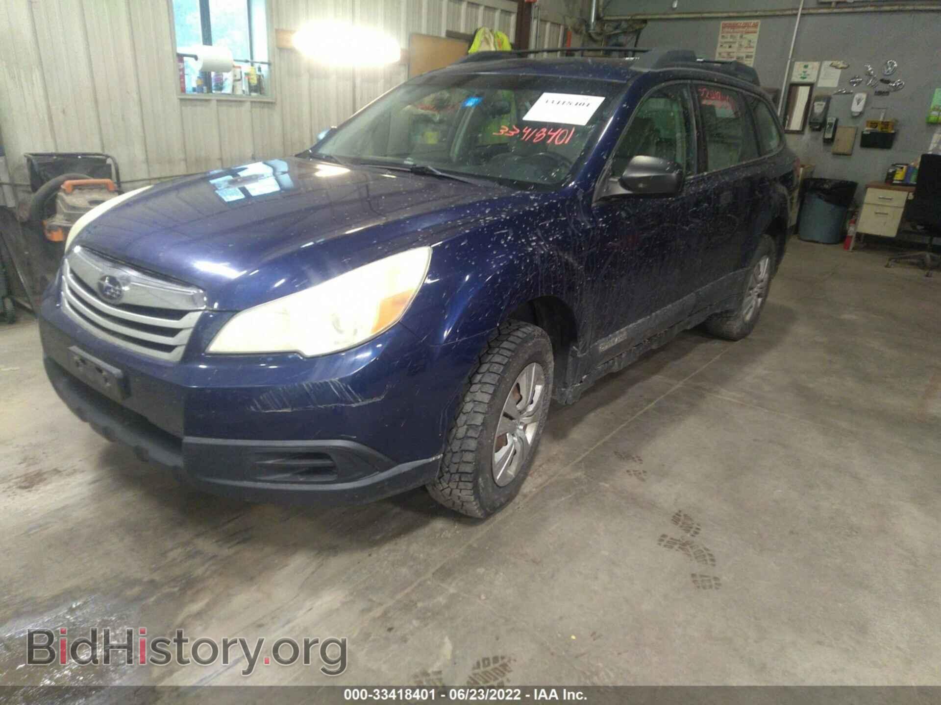 2010 SUBARU OUTBACK - VIN: 4S4BRBAC9A3354758 - Фото 2