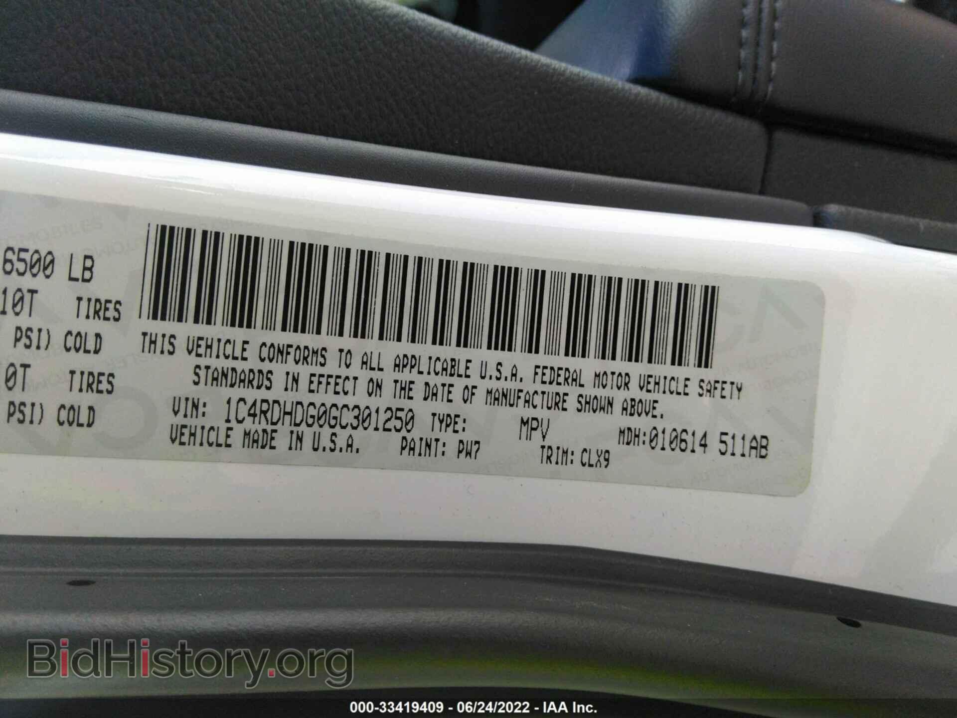 2016 DODGE DURANGO - VIN: 1C4RDHDG0GC301250 - Фото 9