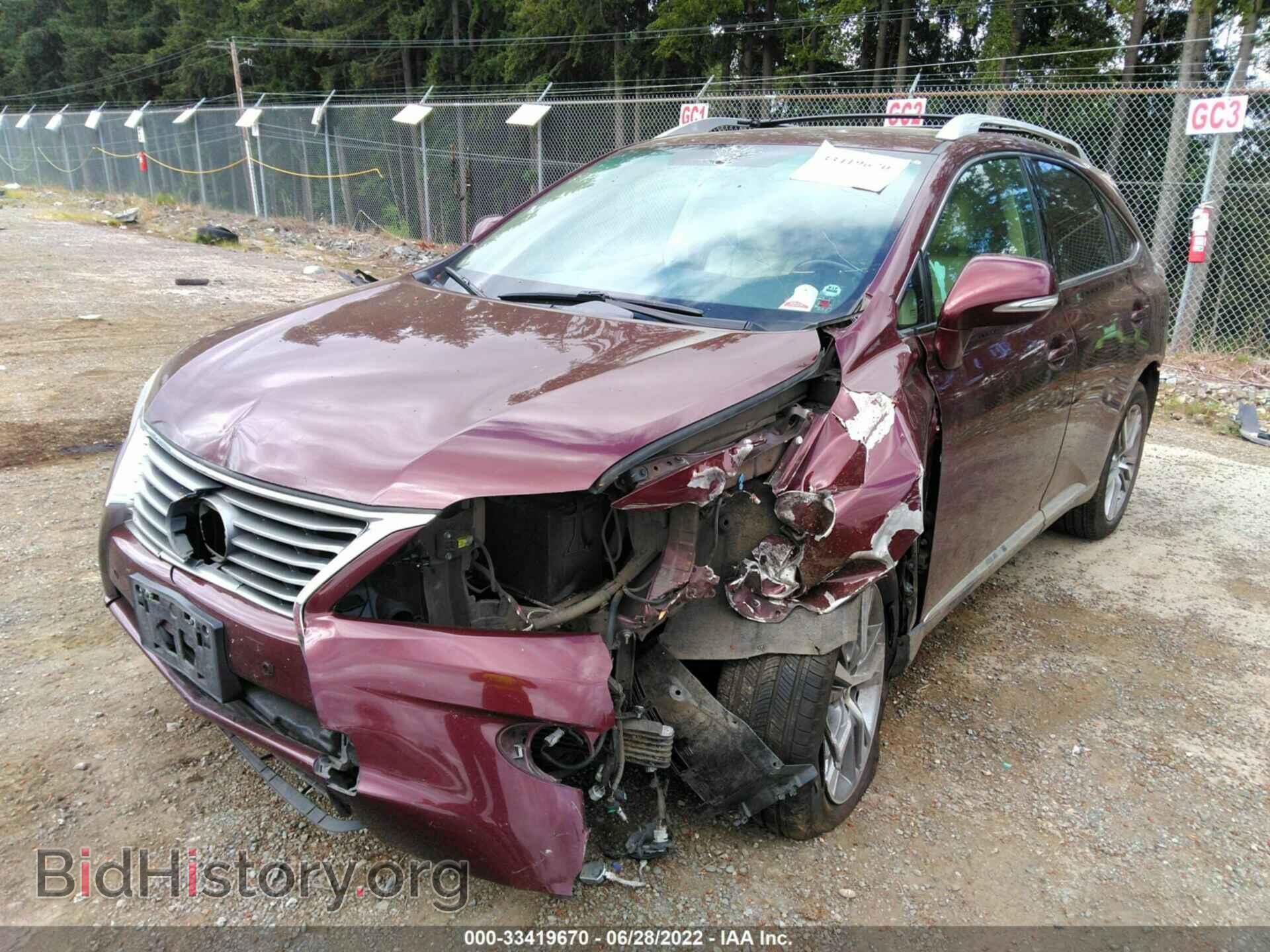 2015 LEXUS RX 350 - VIN: 2T2BK1BA1FC297448 - Фото 2