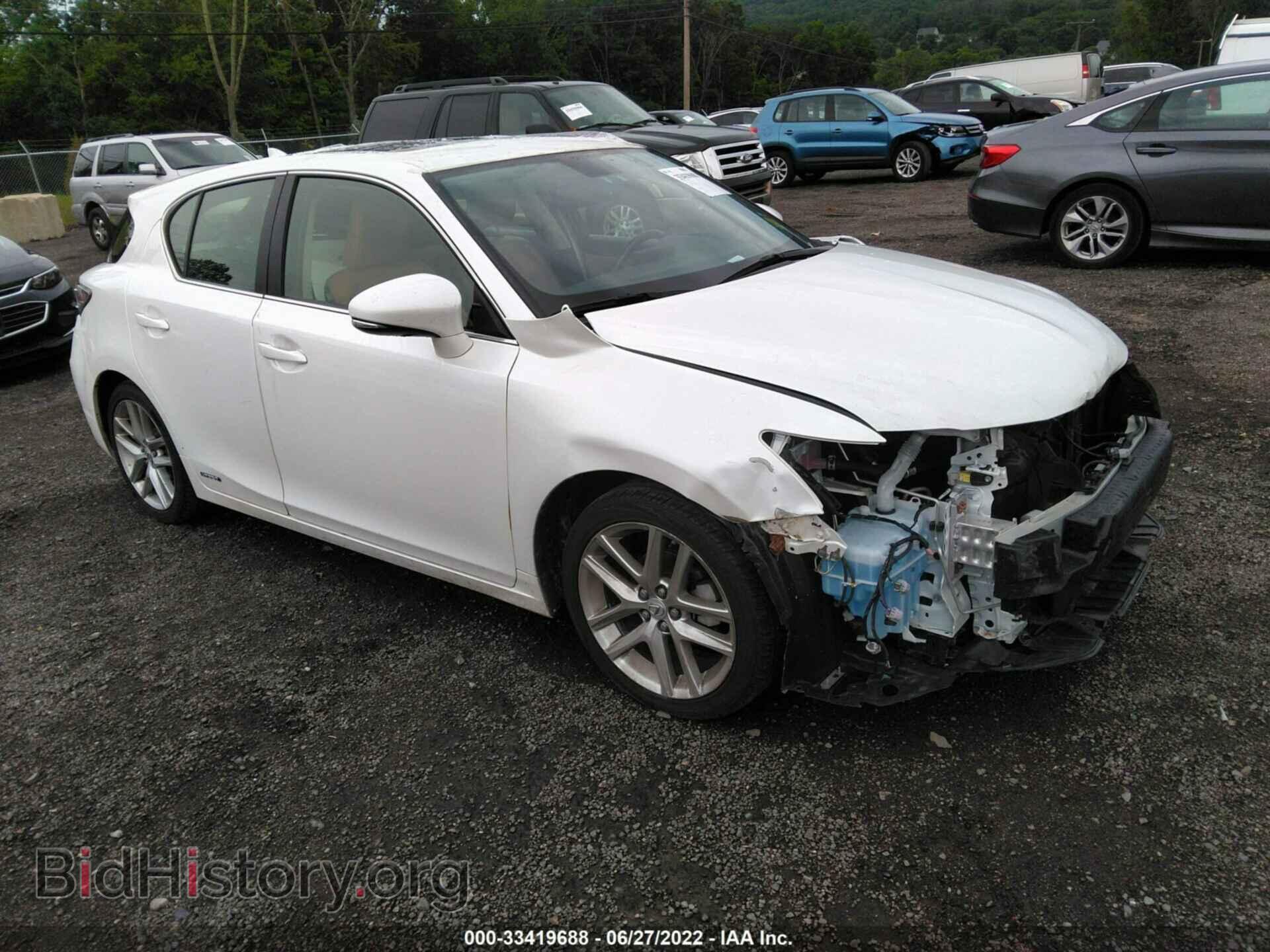 Фотография JTHKD5BH0F2218108 - LEXUS CT 200H 2015