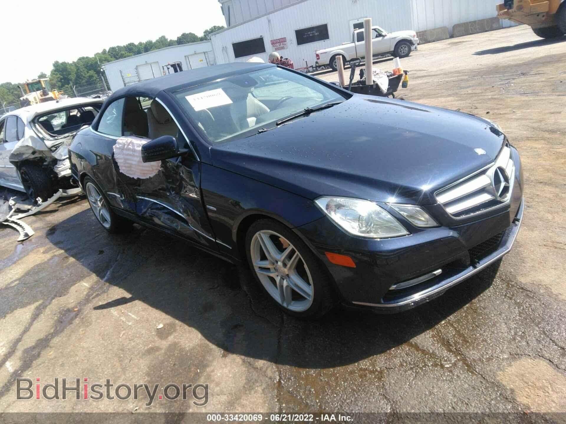 Photo WDDKK5KF8CF156845 - MERCEDES-BENZ E-CLASS 2012