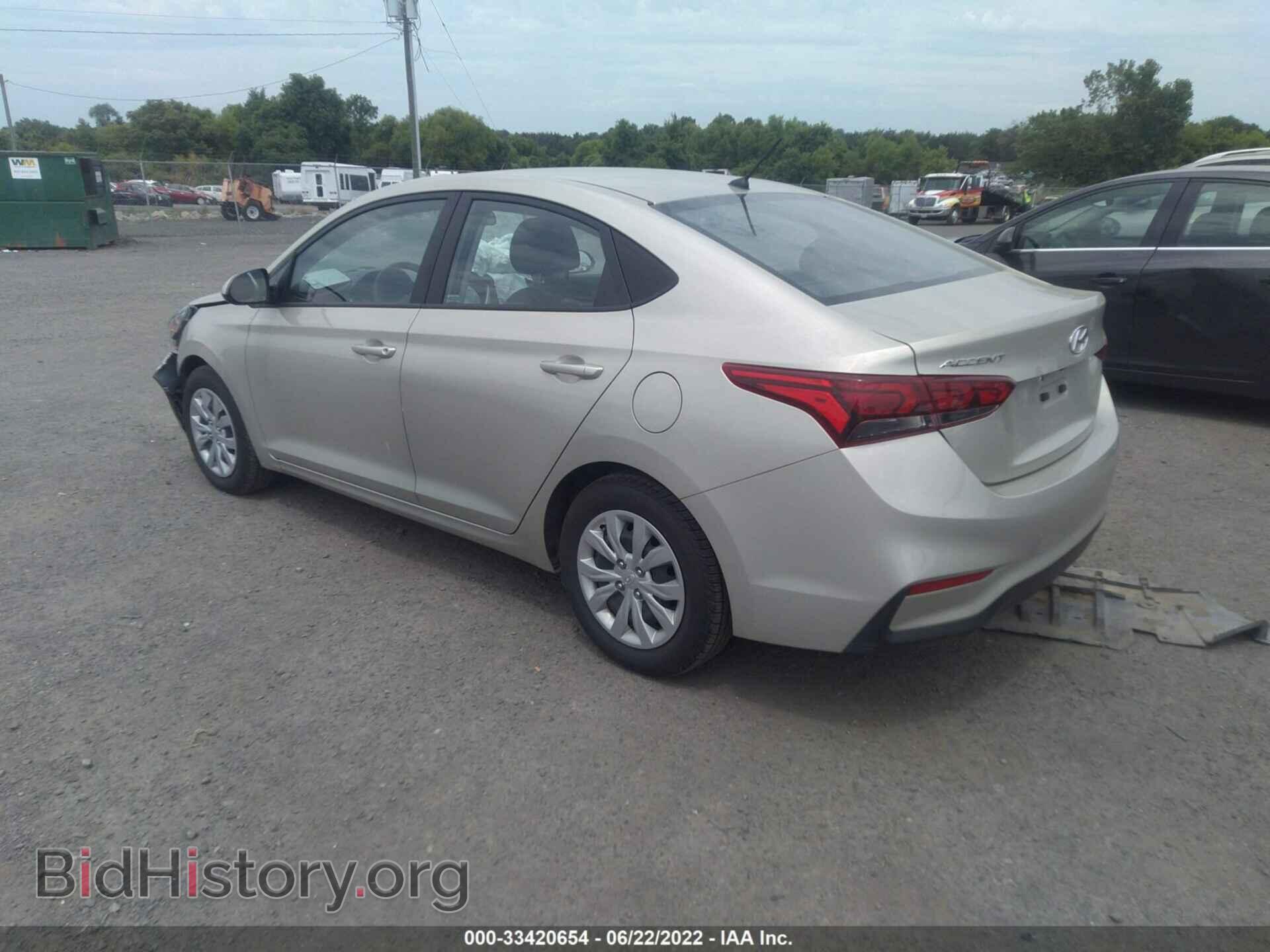 2020 HYUNDAI ACCENT - VIN: 3KPC24A62LE109122 - Фото 3